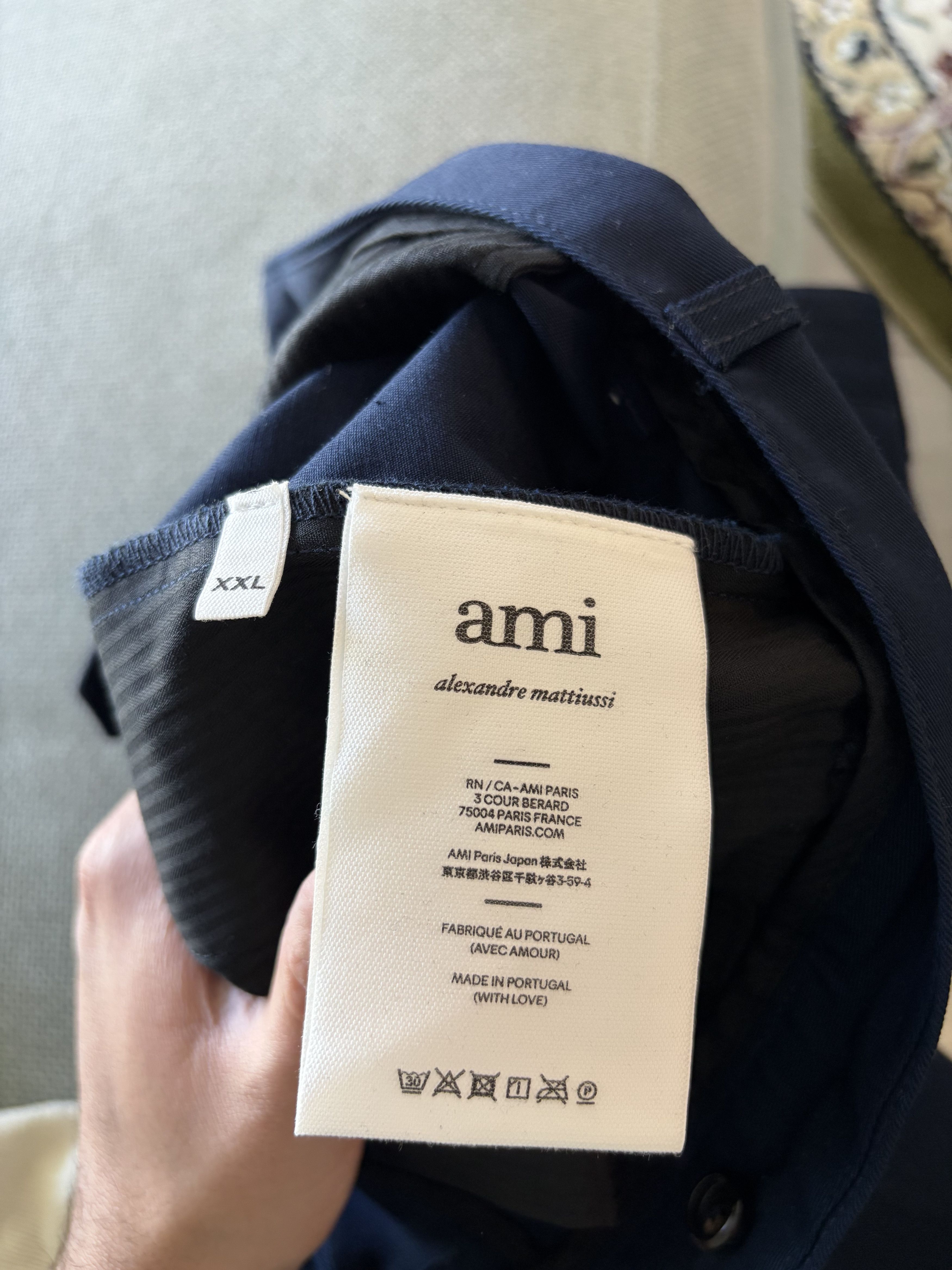 AMI *MSG TO OFFER* Ami Paris Straight Leg Trousers BNWT Size US 36 / EU 52 - 7 Thumbnail