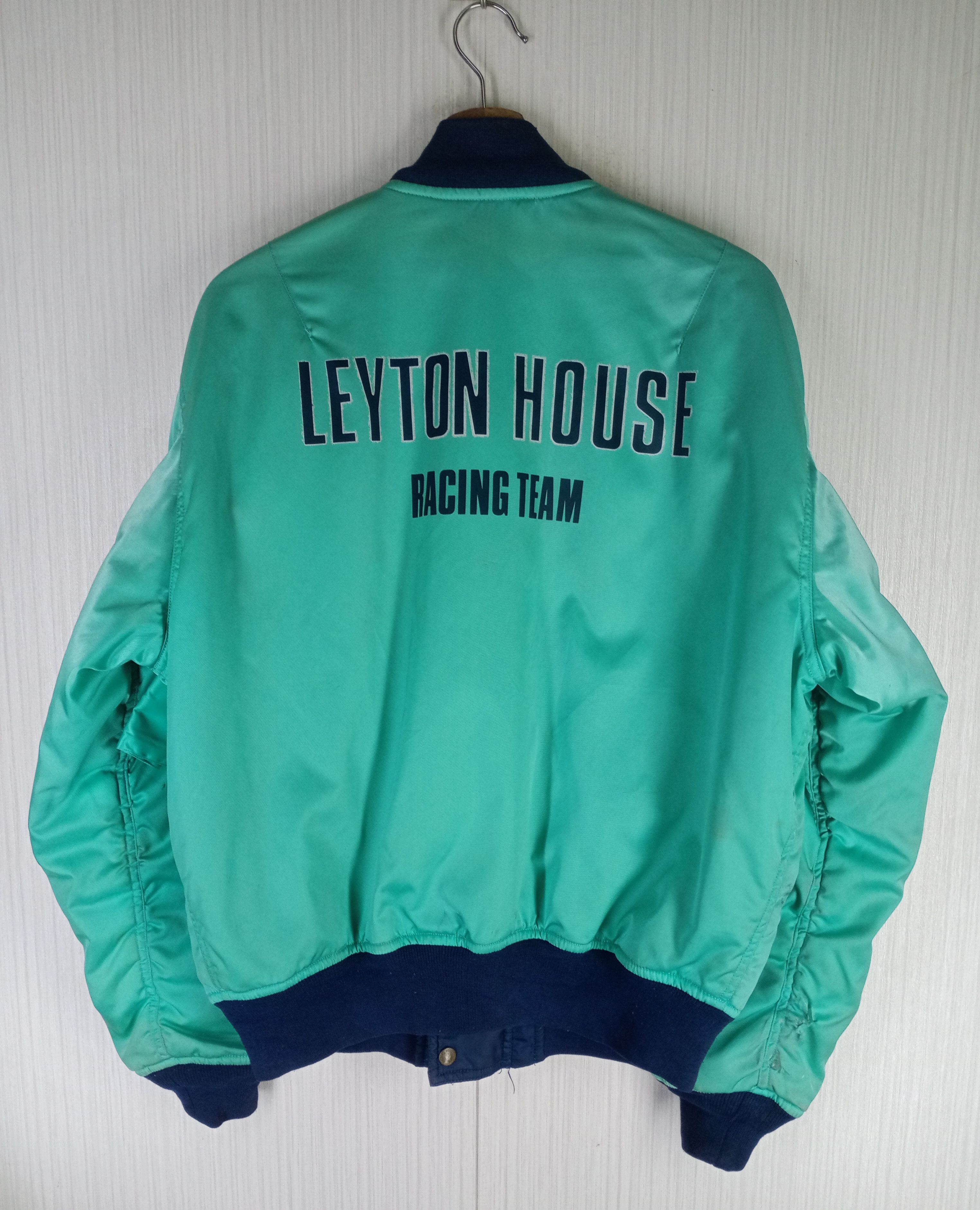 Sports Specialties Vintage 90s Leyton House Racing Team Bomber Jacket Size US M / EU 48-50 / 2 - 1 Thumbnail