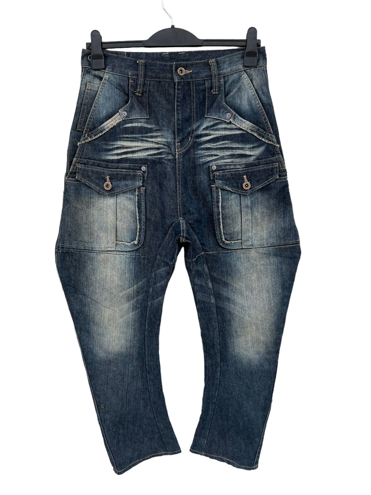 Vintage Vintage PPFM Mud Denim Balloon Jeans Size US 31 - 7 Thumbnail