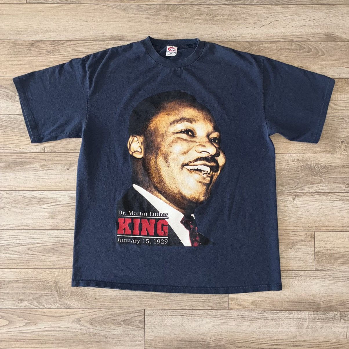 Other 90s Dr. Martin Luther King Jr. big face tee shirt RARE Size US XL / EU 56 / 4 - 1 Thumbnail
