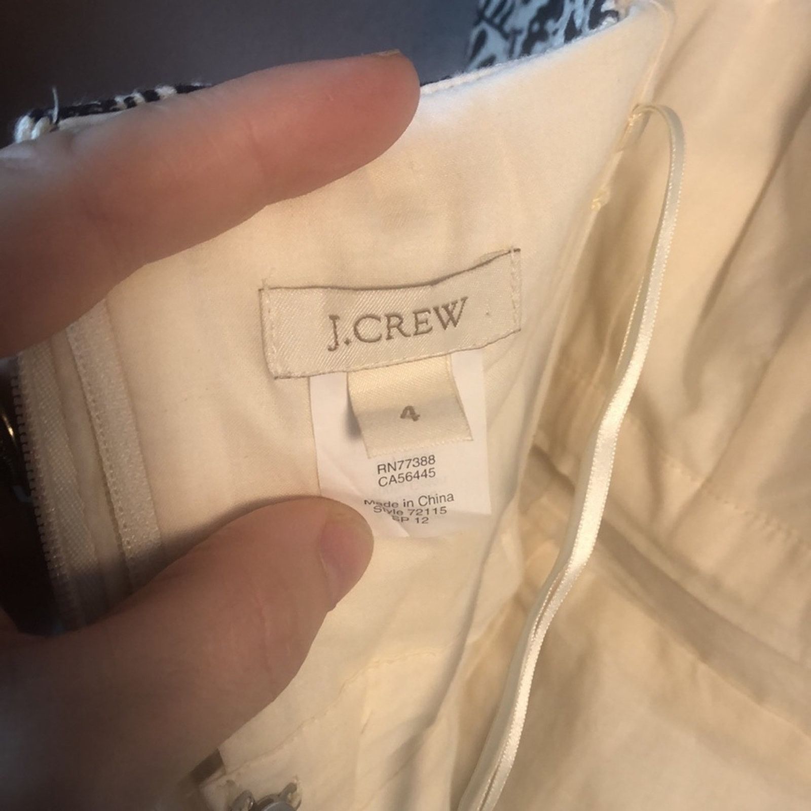 J.Crew Dress Jcrew Linen strapless summer dress Size S / US 4 / IT 40 - 7 Thumbnail