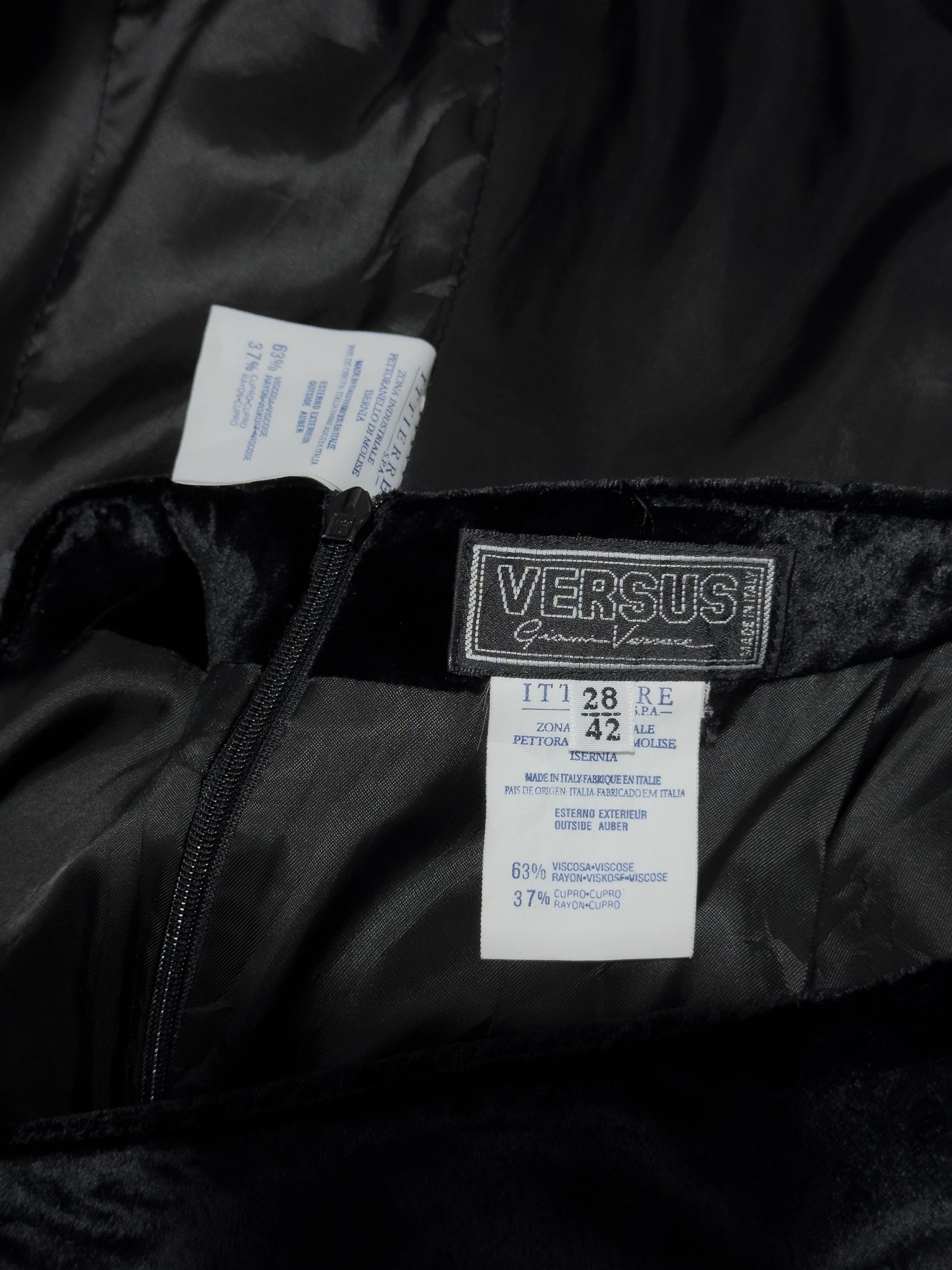 Versace VERSUS Versace Velvet Two Piece Set Size L / US 10 / IT 46 - 8 Thumbnail