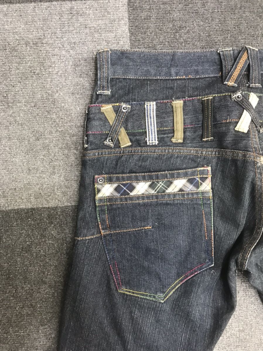 Other Double Waist💥Dominate Handcrafted Double Waist Punk Jeans Size US 33 - 10 Thumbnail