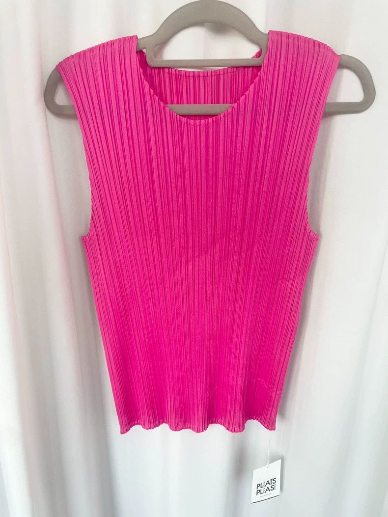 Issey Miyake issey miyake size:one size Pink vest Size XXS / US 00 / IT 34 - 1 Thumbnail