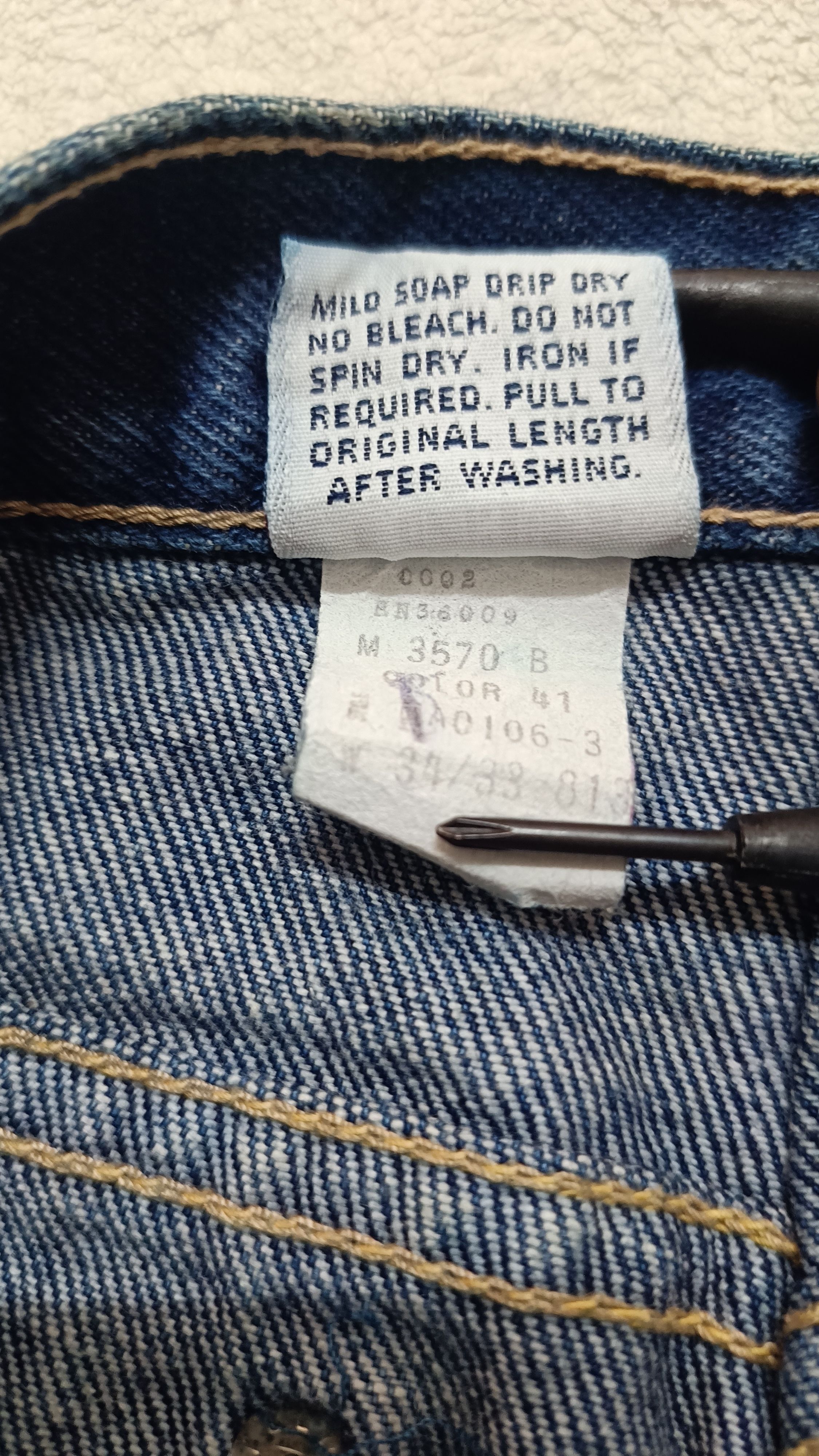 Calvin Klein 🔥🔥 Rare Vintage 80s Calvin Klein Jeans Size US 32 / EU 48 - 9 Thumbnail