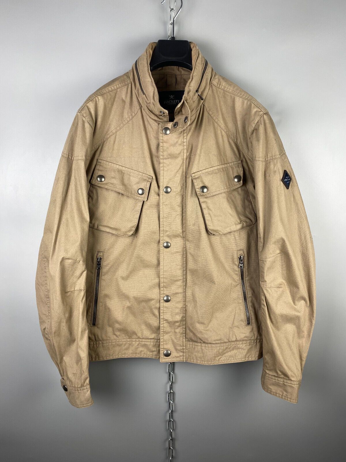 Hackett Hackett London Biker Motorcycle Velo Speed Jacket Coat Size US L / EU 52-54 / 3 - 1 Thumbnail