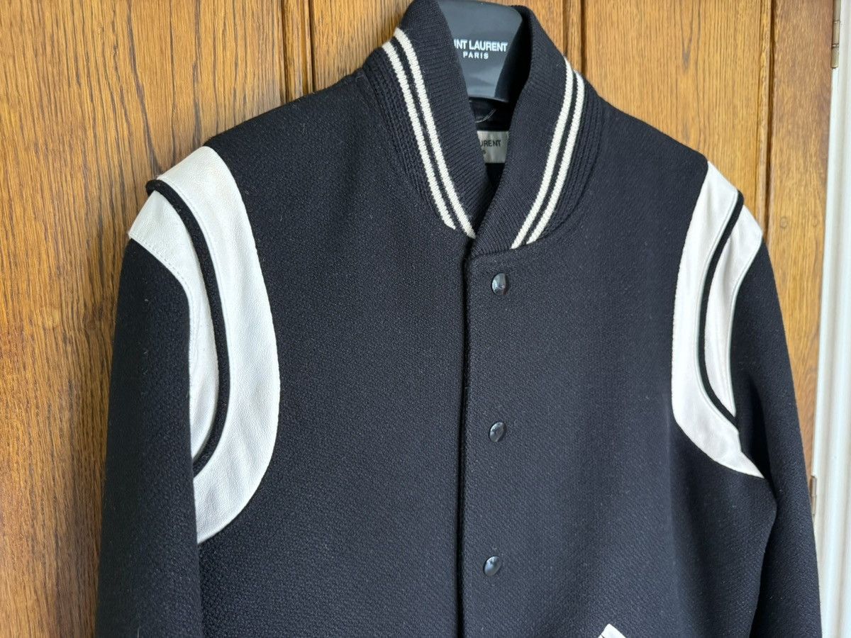 Saint Laurent Paris $2890 🤑 Saint Laurent classic teddy jacket 46 black white Size US S / EU 44-46 / 1 - 9 Thumbnail
