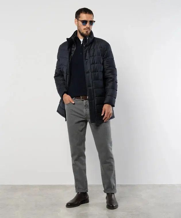 Brunello Cucinelli o1mle0725 Denim Jeans in Wash Blue Size US 34 / EU 50 - 2 Thumbnail