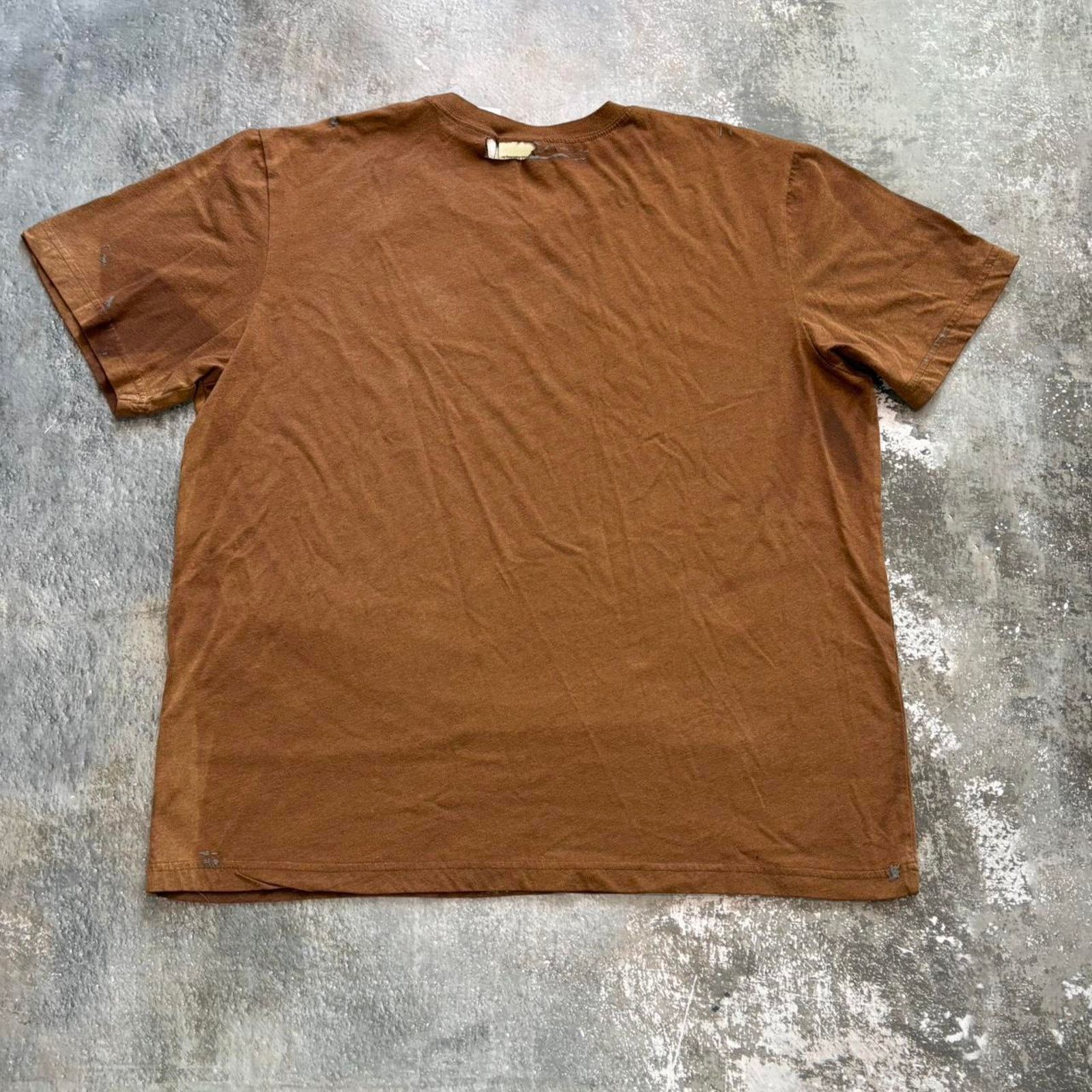 Vintage Vintage Brown & White Thrashed Sunfaded Call Of Duty T Shirt Size US M / EU 48-50 / 2 - 3 Thumbnail
