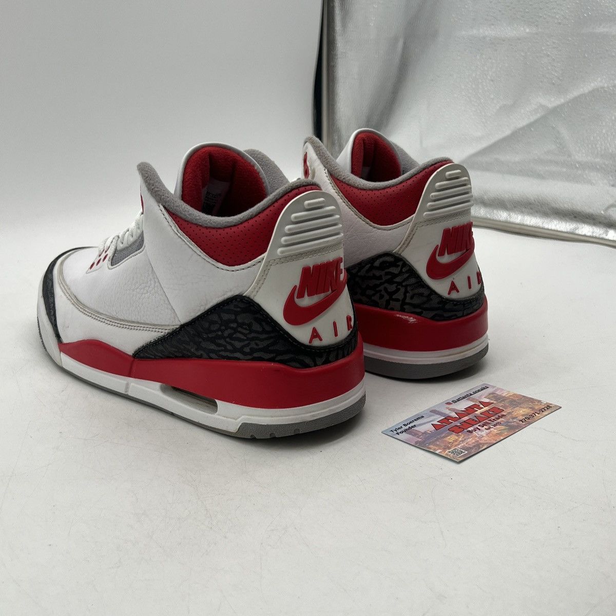 Jordan Brand Air Jordan 3 fire red Size US 9.5 / EU 42-43 - 4 Thumbnail