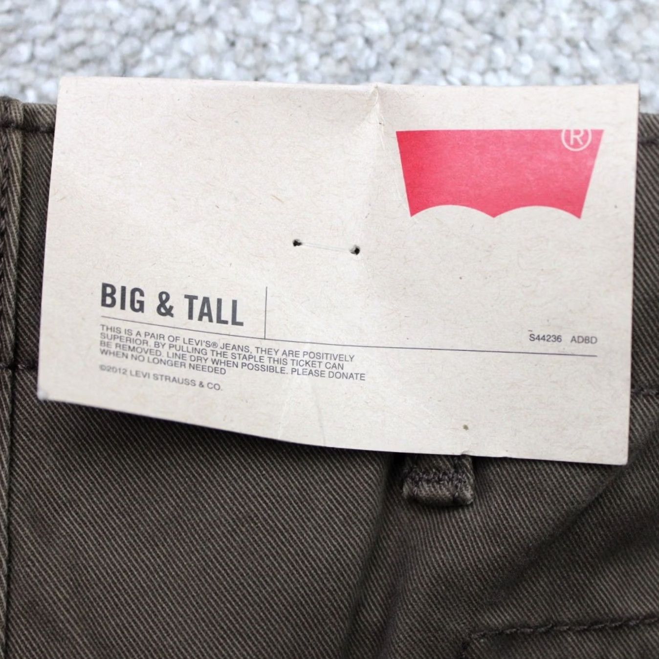 Levi's Levi's Shorts Cargo Pocket NWT Mens 48 Brown 11" Cotton Flat Front 100% Cotton Chino Casual Summer Size US 32 / EU 48 - 7 Thumbnail