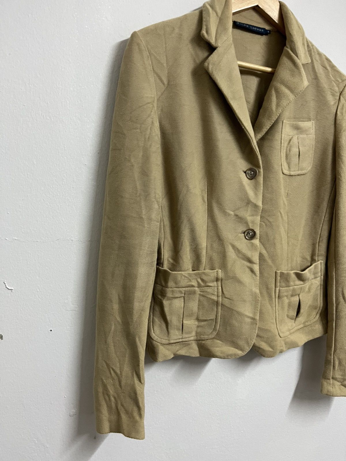 Ralph Lauren 💥Ralph Lauren Luxury Fabric Women Blazer Size S / US 4 / IT 40 - 3 Thumbnail