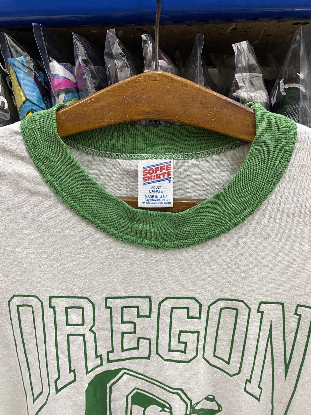 Vintage VINTAGE OREGON RINGER TSHIRT Size US L / EU 52-54 / 3 - 4 Thumbnail