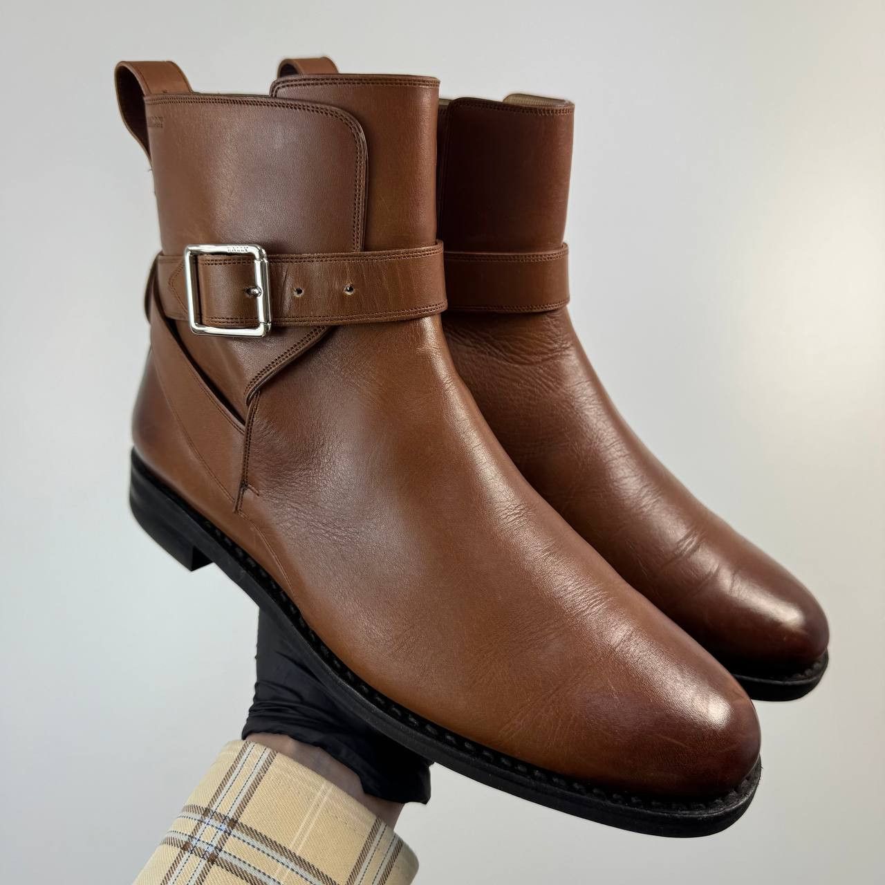 Bally Bally Leather Jodhpur Ankle Boots Brown Womens Size EU 36 Size US 6 / IT 36 - 1 Thumbnail