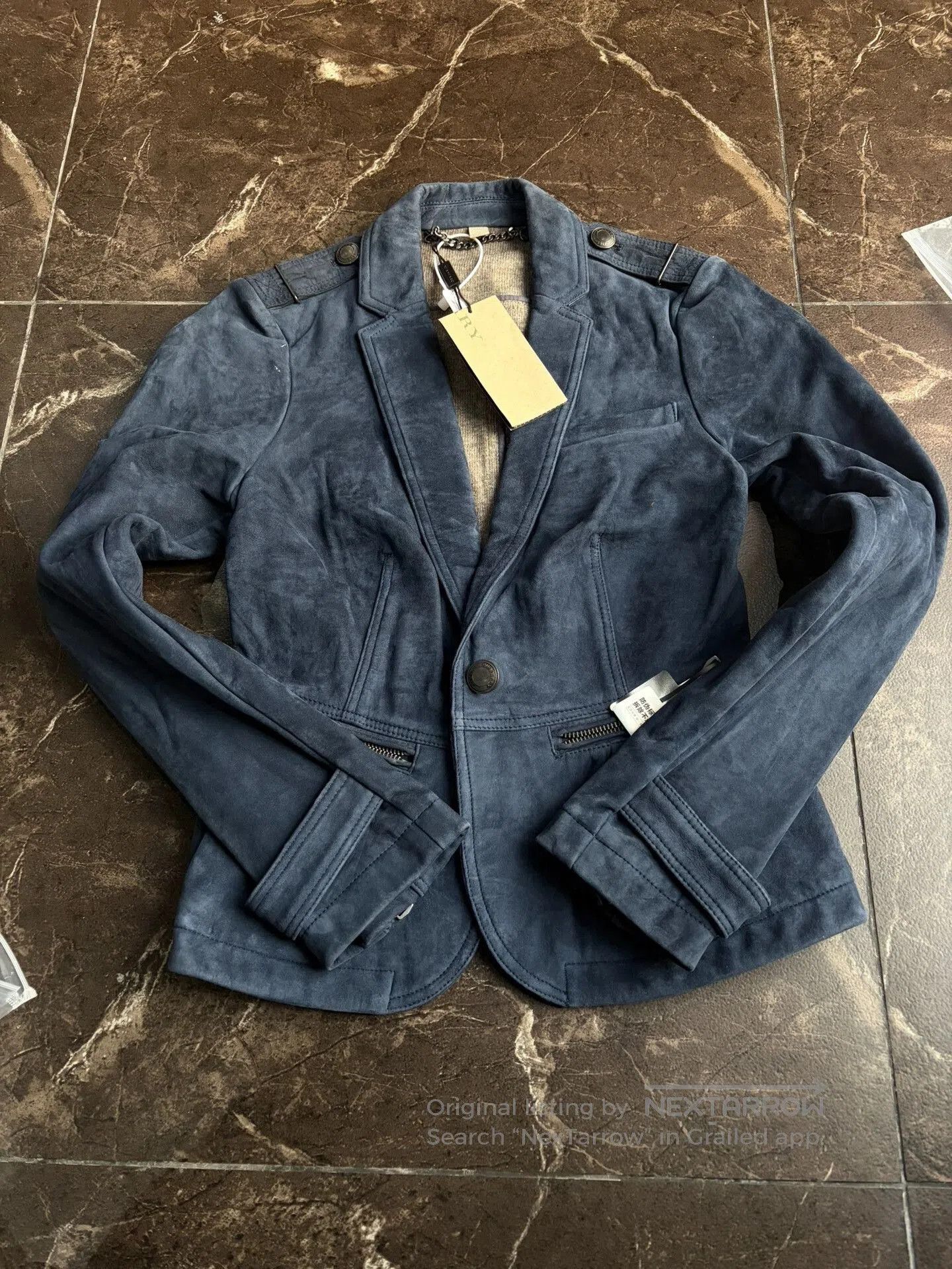 Burberry Burberry Women's Slim Lambskin Jacket. Size XS / US 0-2 / IT 36-38 - 1 Thumbnail