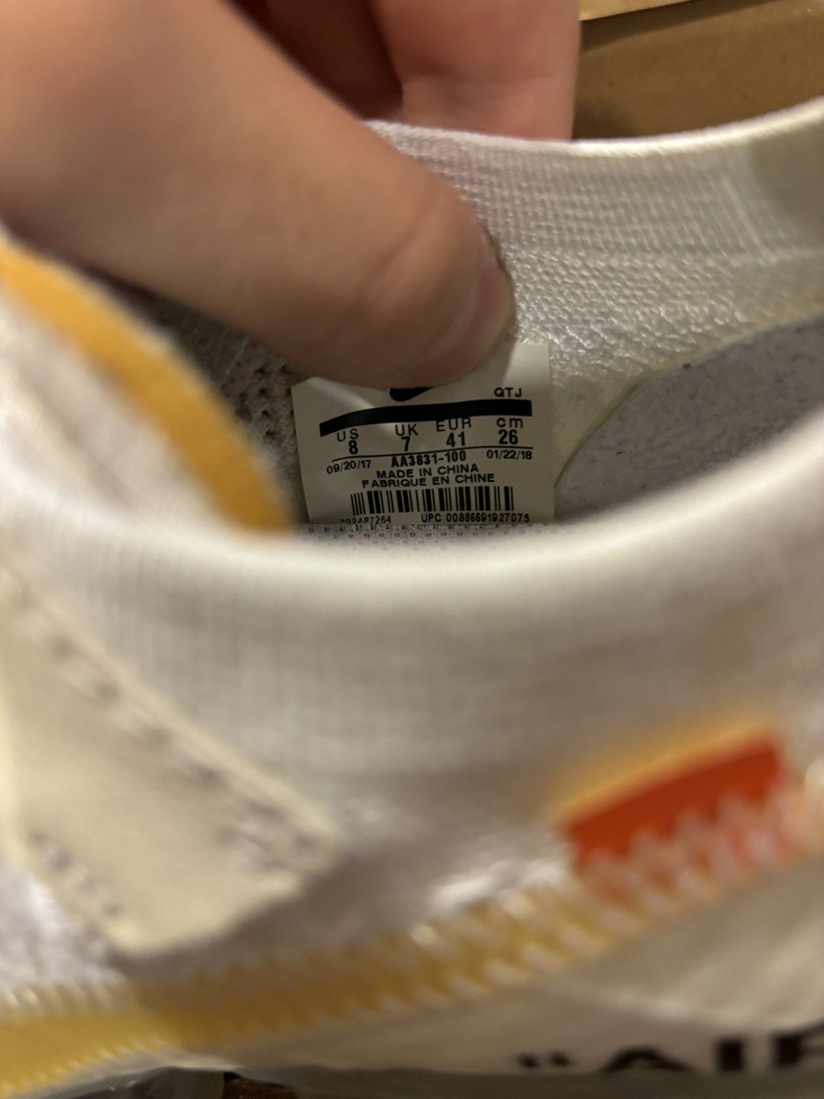 Nike × Off-White Nike Air Vapormax x Off-White ‘White’ Size US 8 / EU 41 - 8 Thumbnail