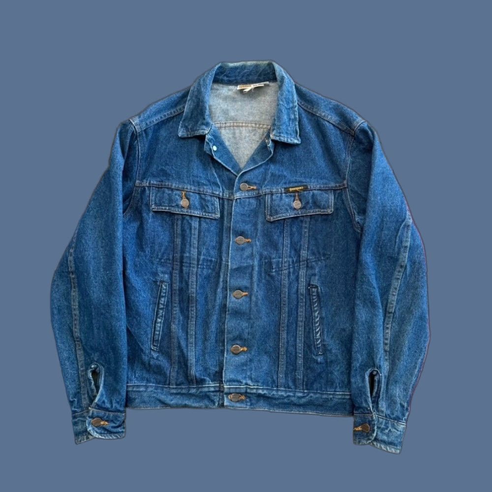 Dickies VINTAGE Dickies Denim Jacket Mens 42 Trucker Jeans Blue 80s 90s Workwear Casual Jacket Size US 42 / EU 58 - 1 Thumbnail