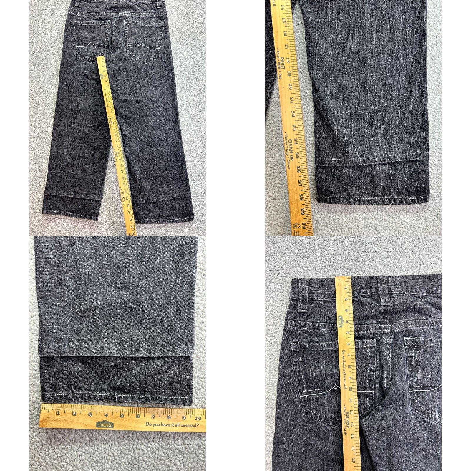 Avirex VINTAGE Avirex Jeans Mens 34x32 Baggy Black Embroidered Y2K 90s Skate RARE READ Size US 34 / EU 50 - 8 Thumbnail