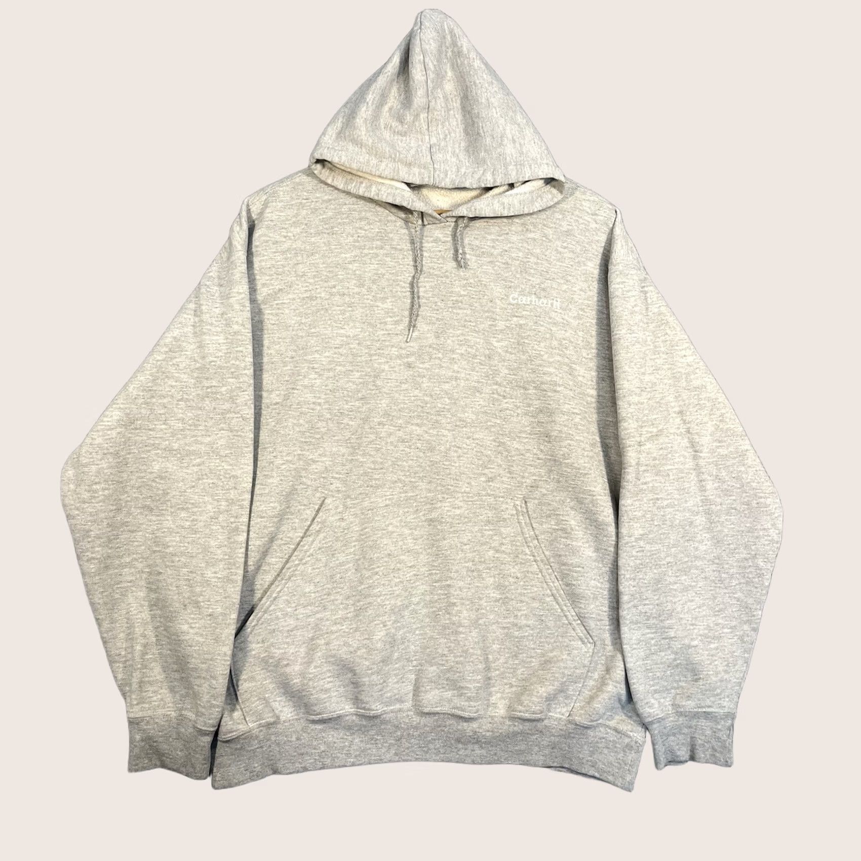 Carhartt VINTAGE Carhartt Hoodie Mens XL Gray Pullover Workwear 90s Size US XL / EU 56 / 4 - 1 Thumbnail