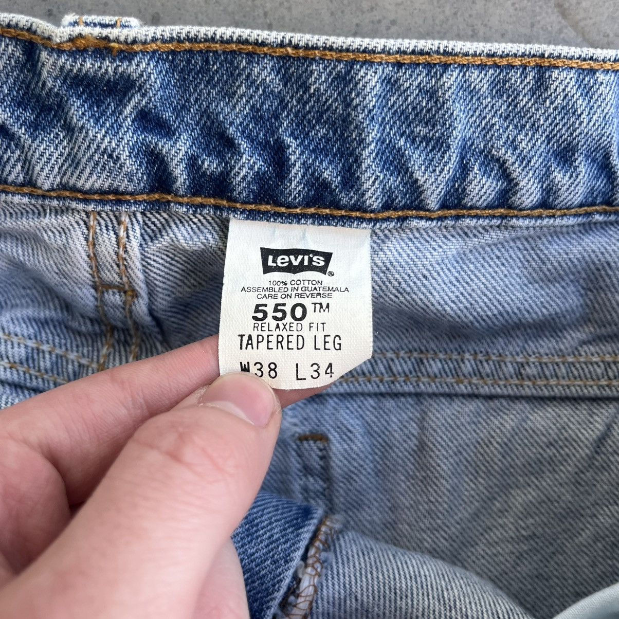 Other Vintage Levi's Orange Tab Denim Jeans Tapered Leg Fit 36x34 Size US 36 / EU 52 - 3 Thumbnail
