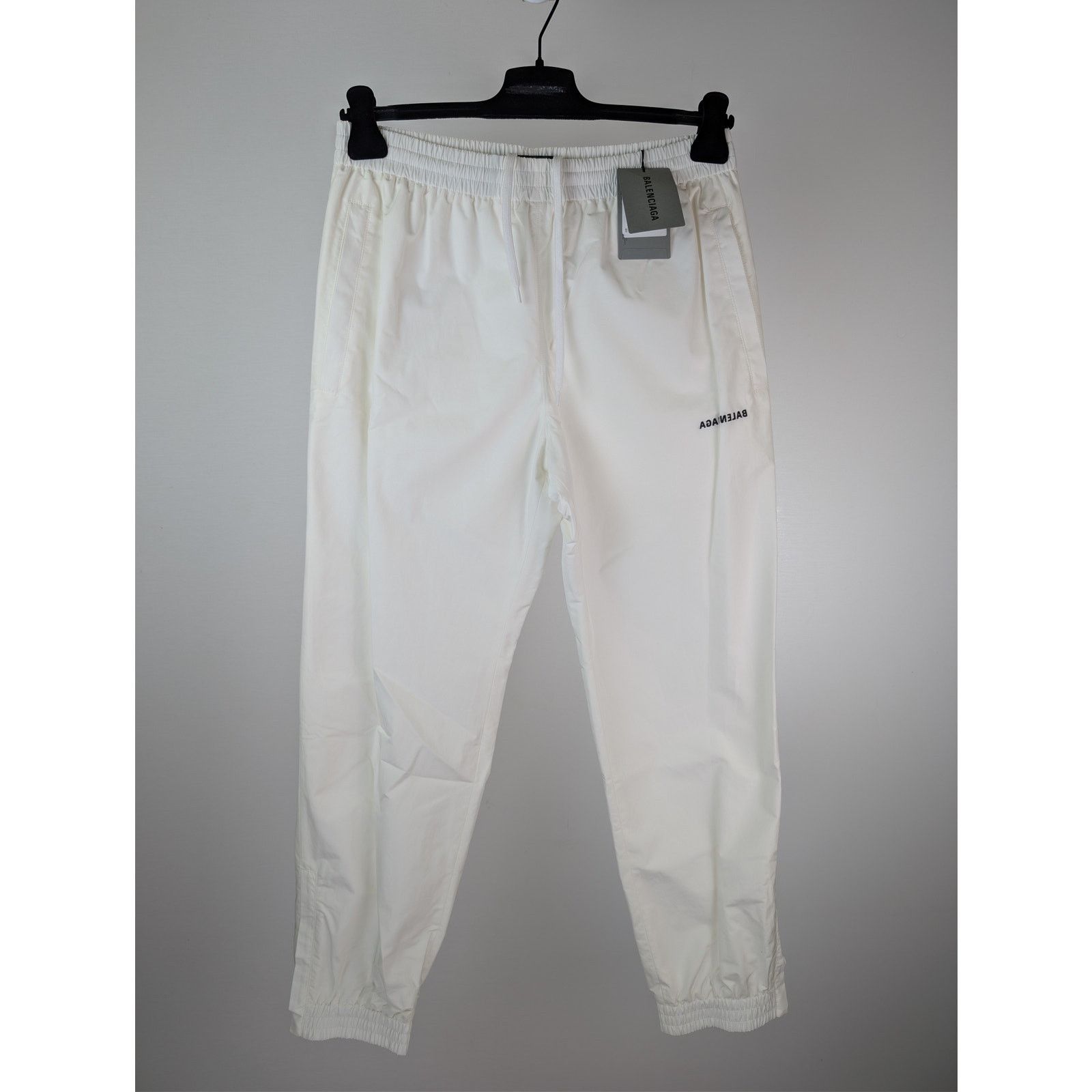 Balenciaga o1rshd1 Regular Tracksuit Pants in White Size US 32 / EU 48 - 2 Thumbnail