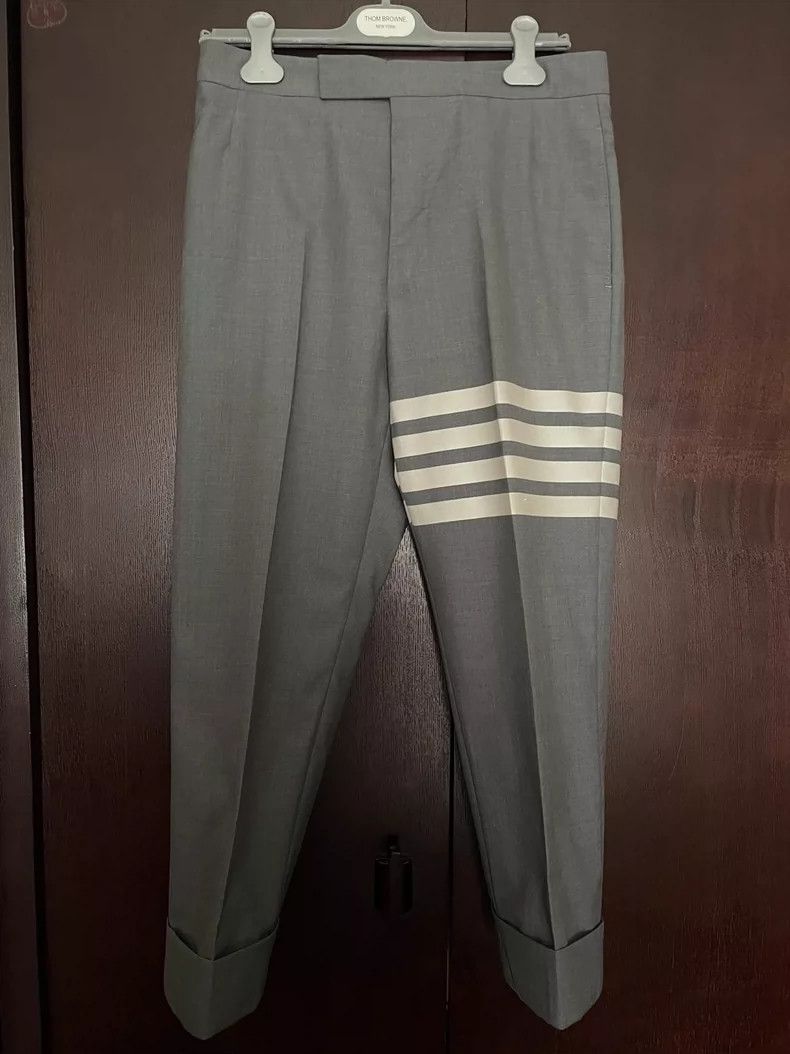 Thom Browne Thom Browne size1 Classic four-barrel trousers Size 34S - 1 Thumbnail