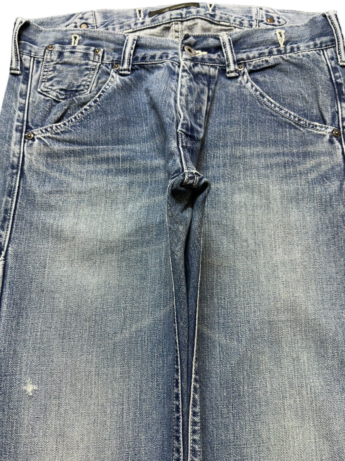 Johnbull Vintage Johbull Selvedge Carpenter Buckle Back Denim Size US 32 / EU 48 - 2 Thumbnail