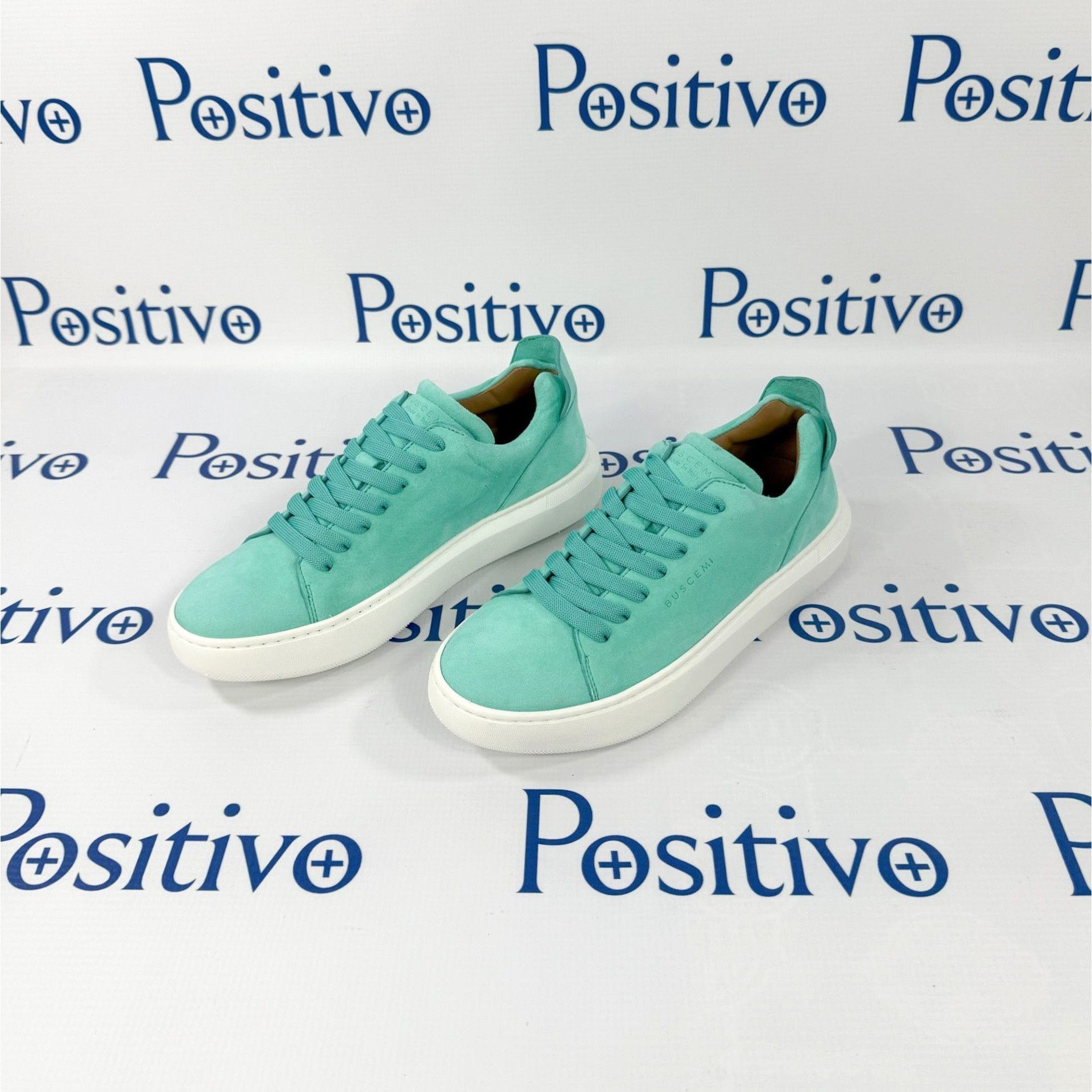 Buscemi Buscemi Uno Camoscio Turquiose Leather Sneakers US 5 EU 35 Size US 5 / IT 35 - 2 Thumbnail