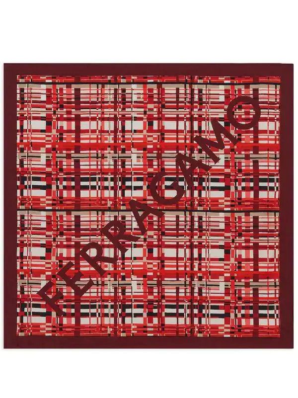Salvatore Ferragamo o1s1rm0526 Size : OS / Logo Scarf in Multicolor Size ONE SIZE - 1 Thumbnail