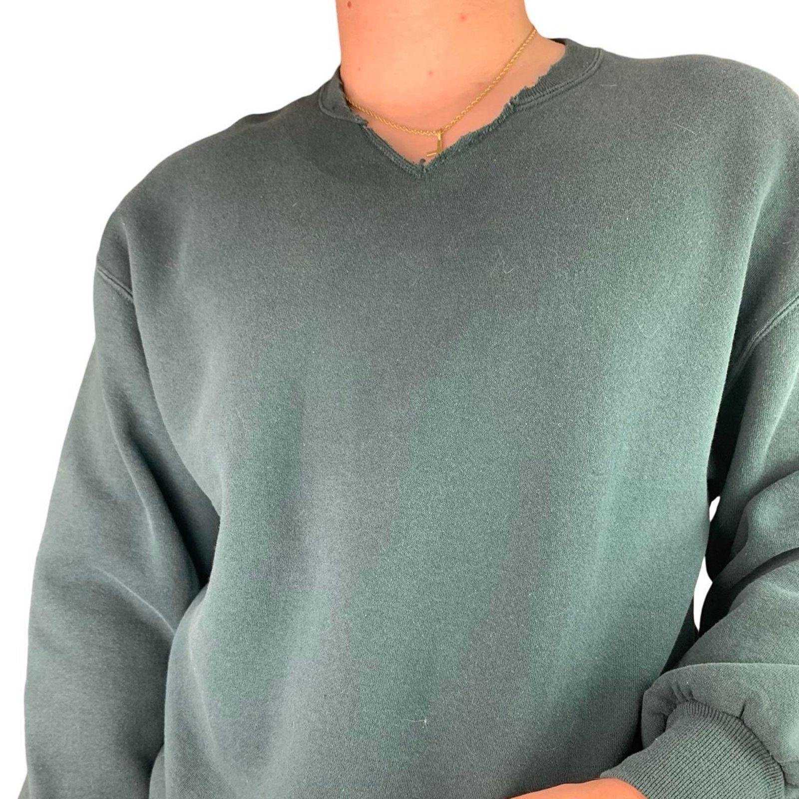Russell Athletic × Vintage Vintage 90s Russell Athletic Sunfaded Sweatshirt Size US L / EU 52-54 / 3 - 2 Thumbnail