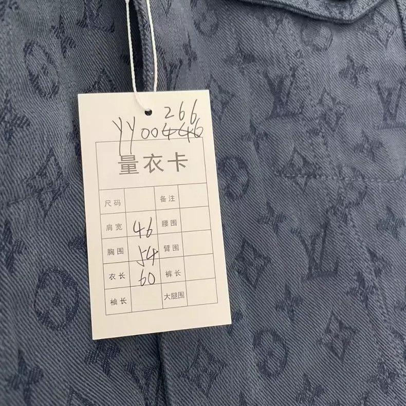 Louis Vuitton LOUIS VUITTON Blue full-print denim jacket 2504-Nextarrow Size US M / EU 48-50 / 2 - 5 Thumbnail