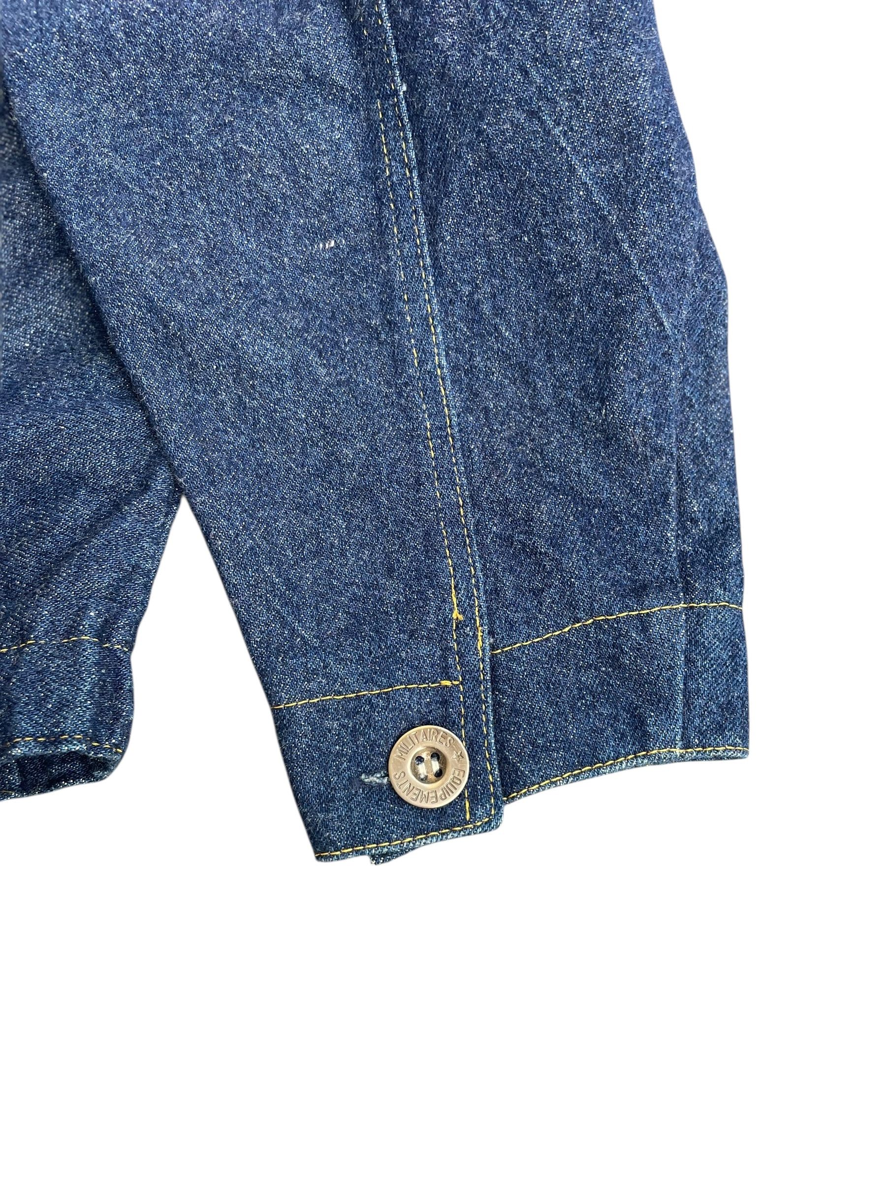 Japanese Brand Pink Coconut Crop Top Denim Jacket Size L / US 10 / IT 46 - 8 Thumbnail