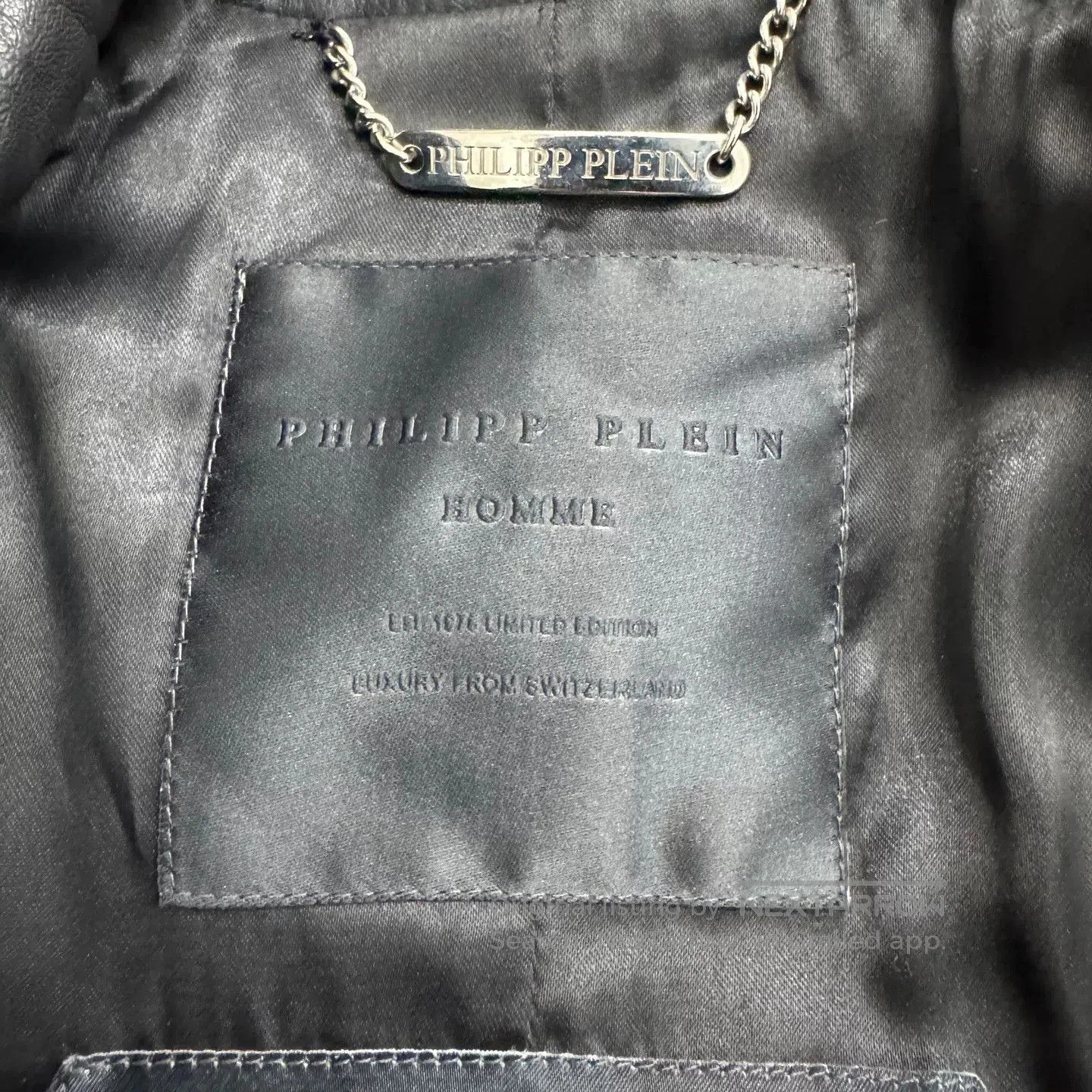 Philipp Plein Philipp Plein Wool Leather Panel Coat. Size US M / EU 48-50 / 2 - 2 Thumbnail