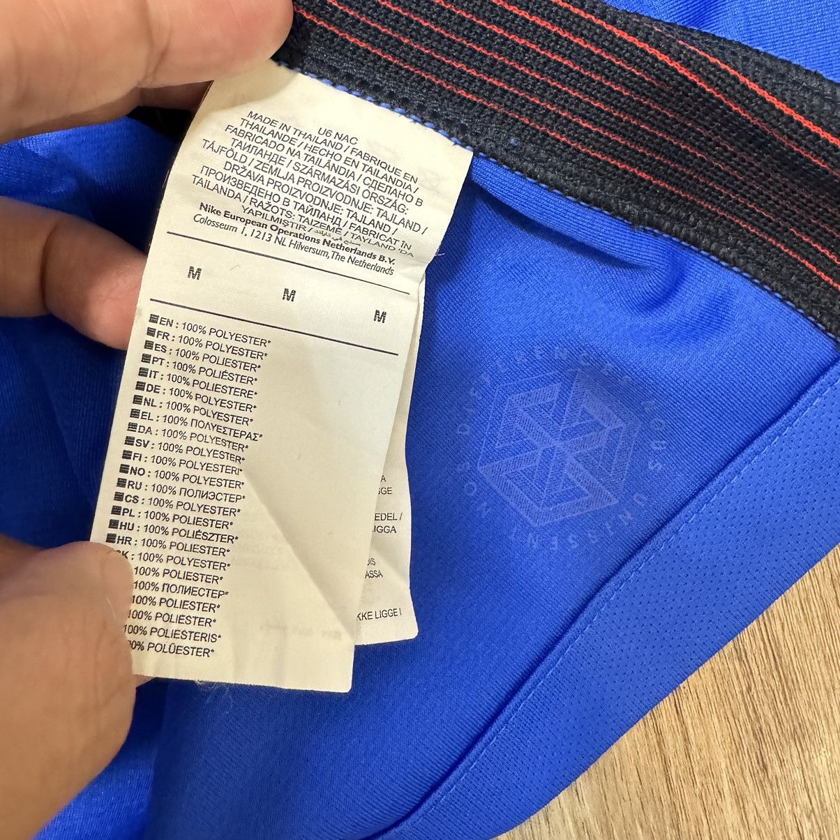 Nike France Euro 2016 final home shirt #3 Evra Size US M / EU 48-50 / 2 - 7 Thumbnail