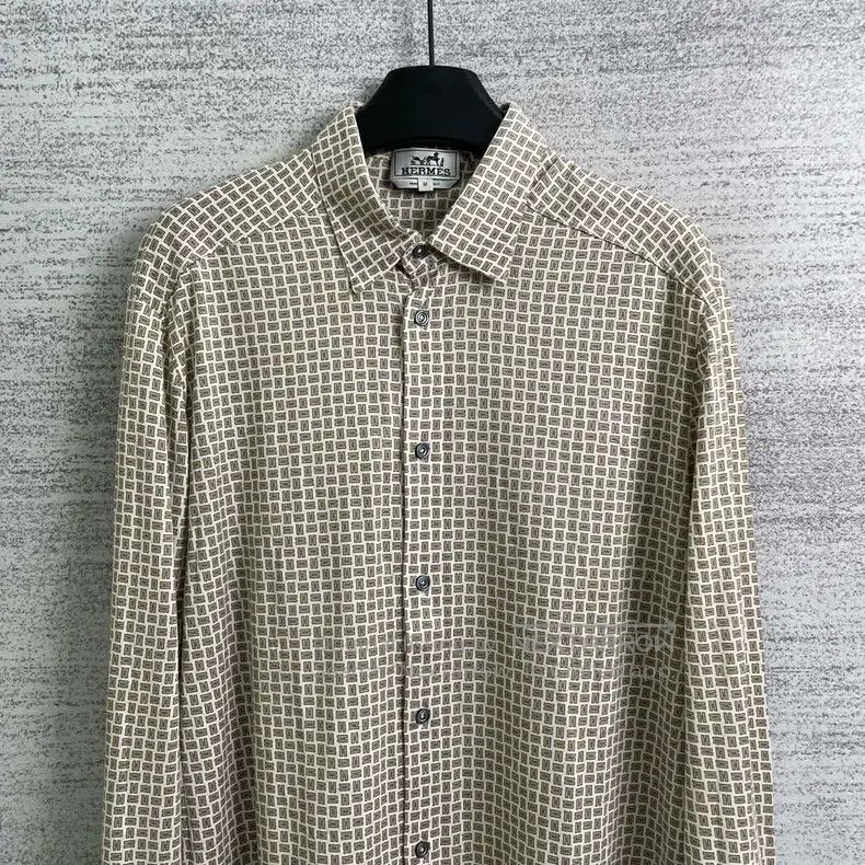 Hermes Hermes H Collar Shirt Size US M / EU 48-50 / 2 - 2 Thumbnail