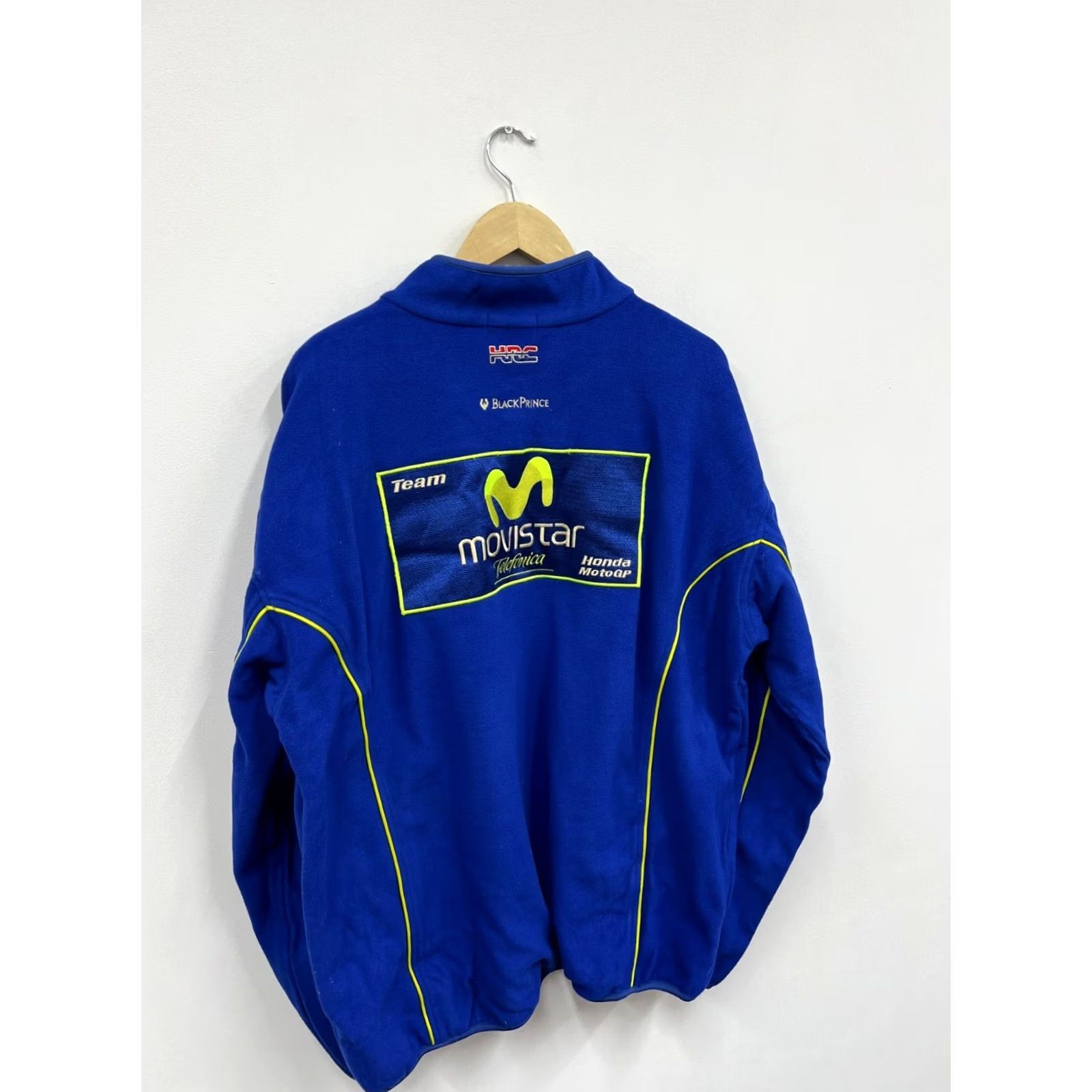 Honda VINTAGE Team Movistar Honda Moto GP Fleece Jacket 2XL Blue Gresini Racing Men Regular Size Long Sleeve Zip High Neck Casual Racing Apparel Size US XXL / EU 58 / 5 - 2 Thumbnail