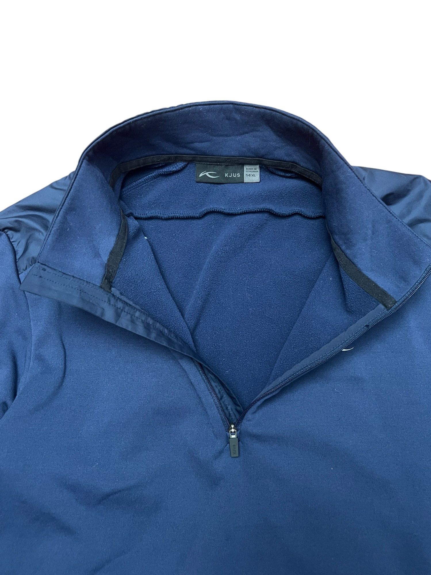 KJUS KJUS Caldera Half Zip Pullover Mens 54/XL Blue Stretch Size US XL / EU 56 / 4 - 7 Thumbnail