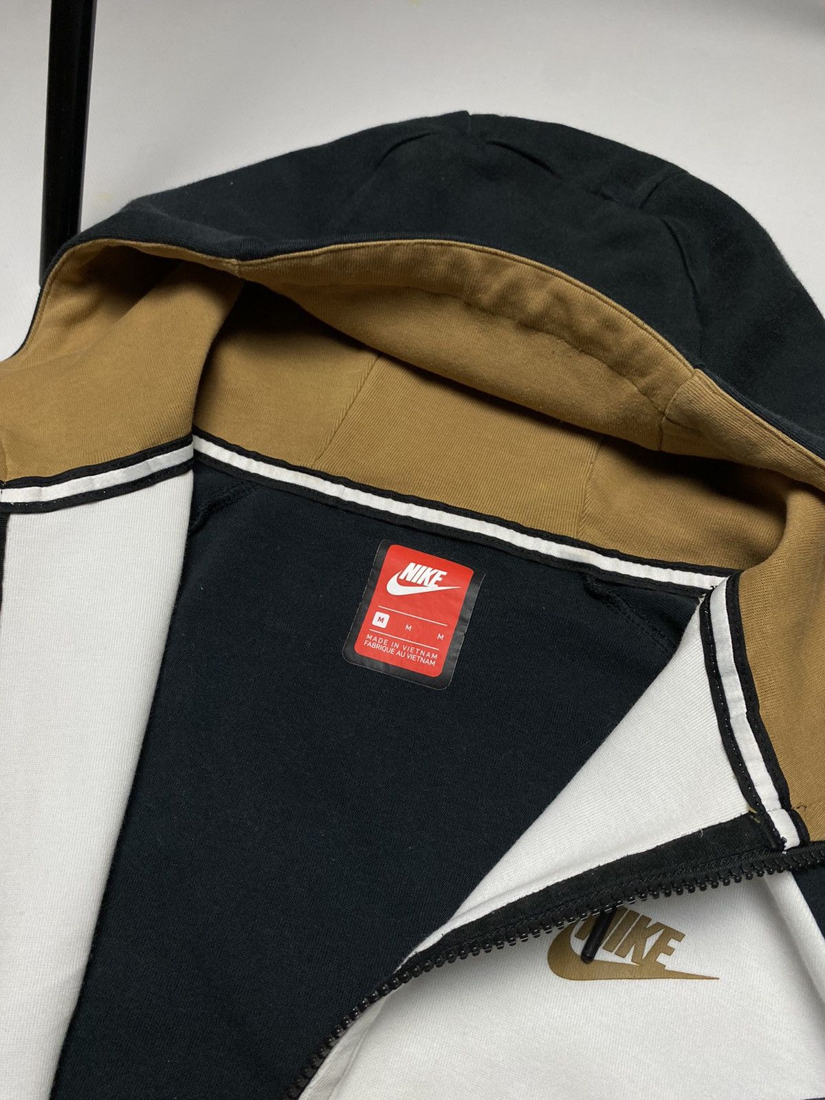 Nike × Vintage Nike tech fleece rare zip hoodie drill style Size US M / EU 48-50 / 2 - 12 Thumbnail