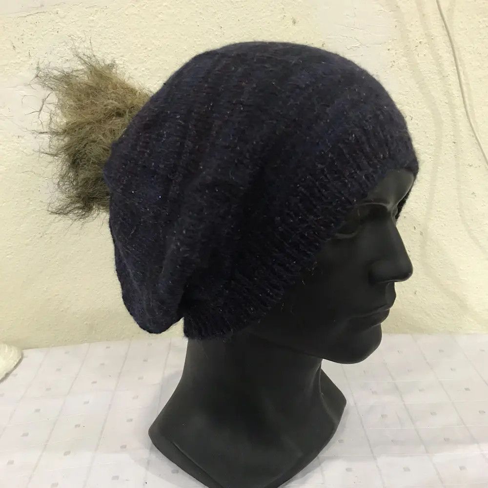 CA4LA × Japanese Brand Ca4la Plain Bobble Beanie Hat Size ONE SIZE - 2 Thumbnail