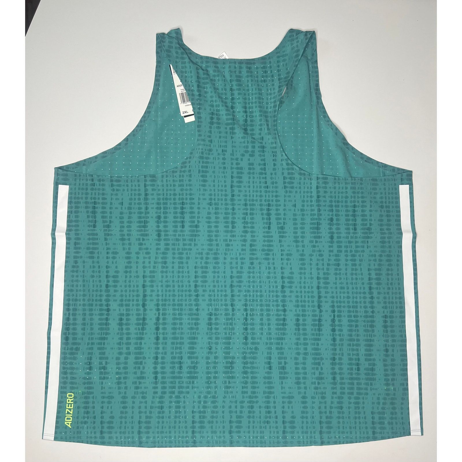 Adidas Adidas Adizero Running Singlet 'Powder Teal' Size 2XL Men's Size US XXL / EU 58 / 5 - 2 Thumbnail