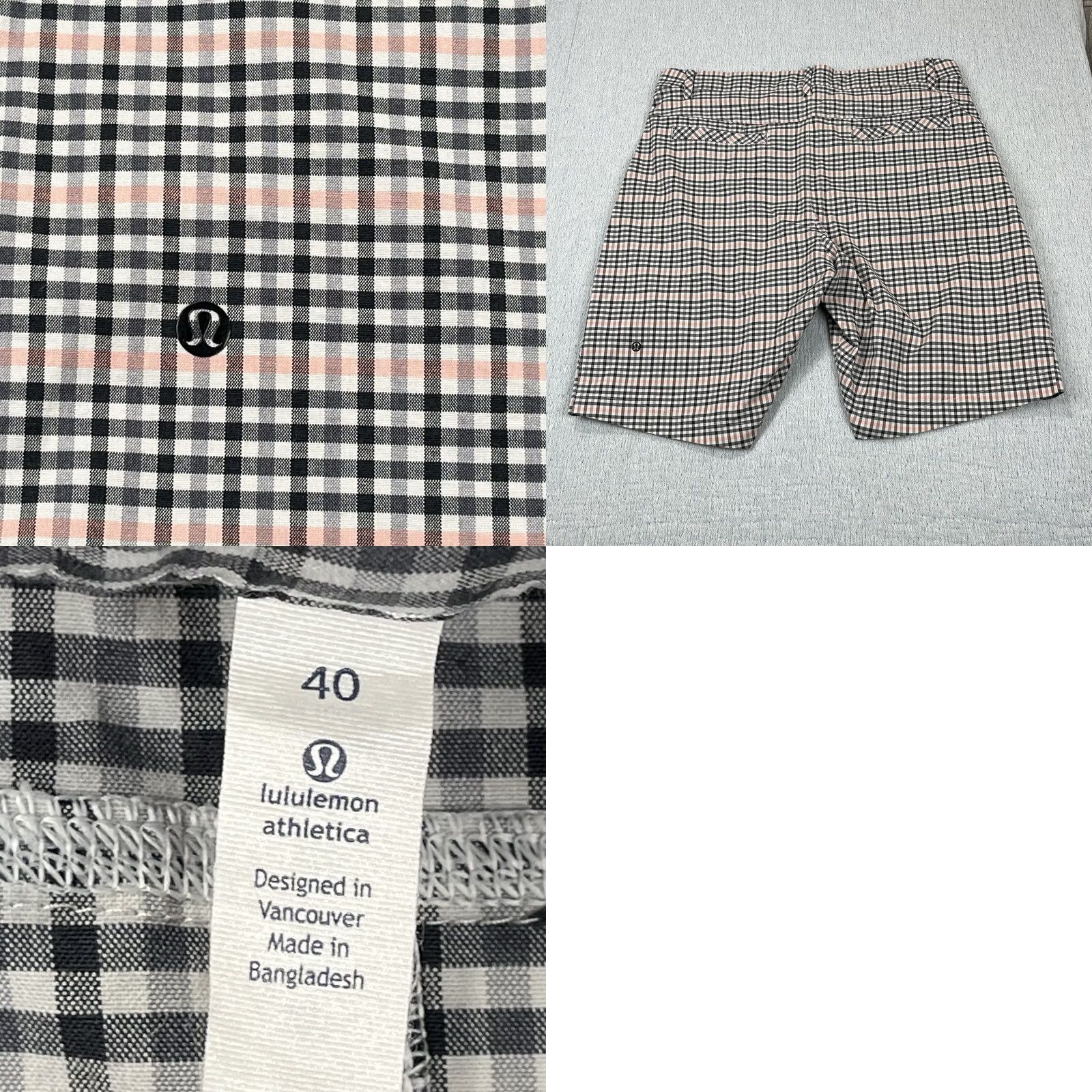 Lululemon Lululemon Shorts Mens 40 Plaid Zip Pocket Lightweight Athletic Performance Chino Multicolor Sports Outdoor 10in Inseam Mens Size US 40 / EU 56 - 8 Thumbnail