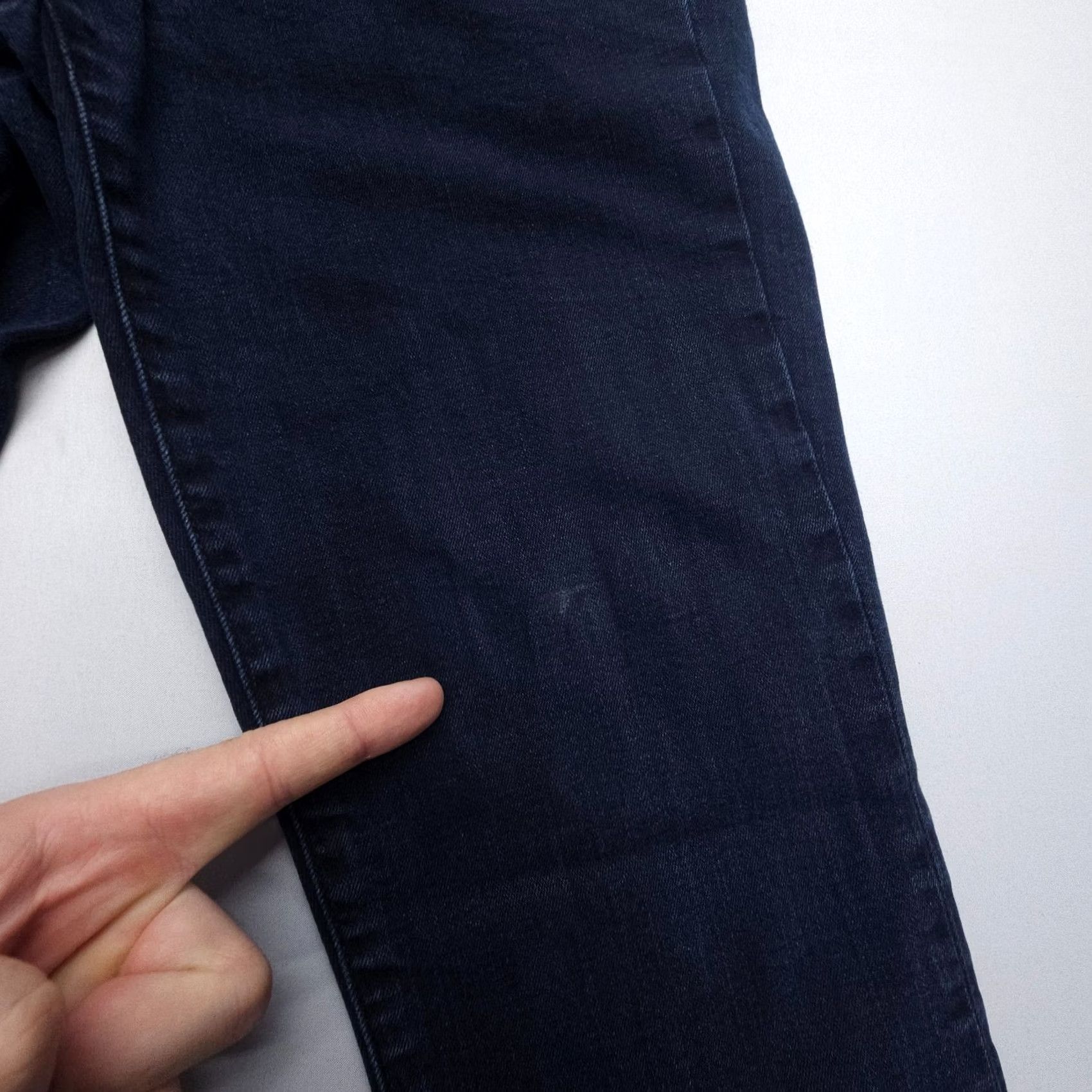 Gap Gap 1969 Bootcut Jeans Blue Dark Wash 27 Regular Denim 5-Pocket Womens Low Rise Stretch Size 27" / US 4 / IT 40 - 3 Thumbnail