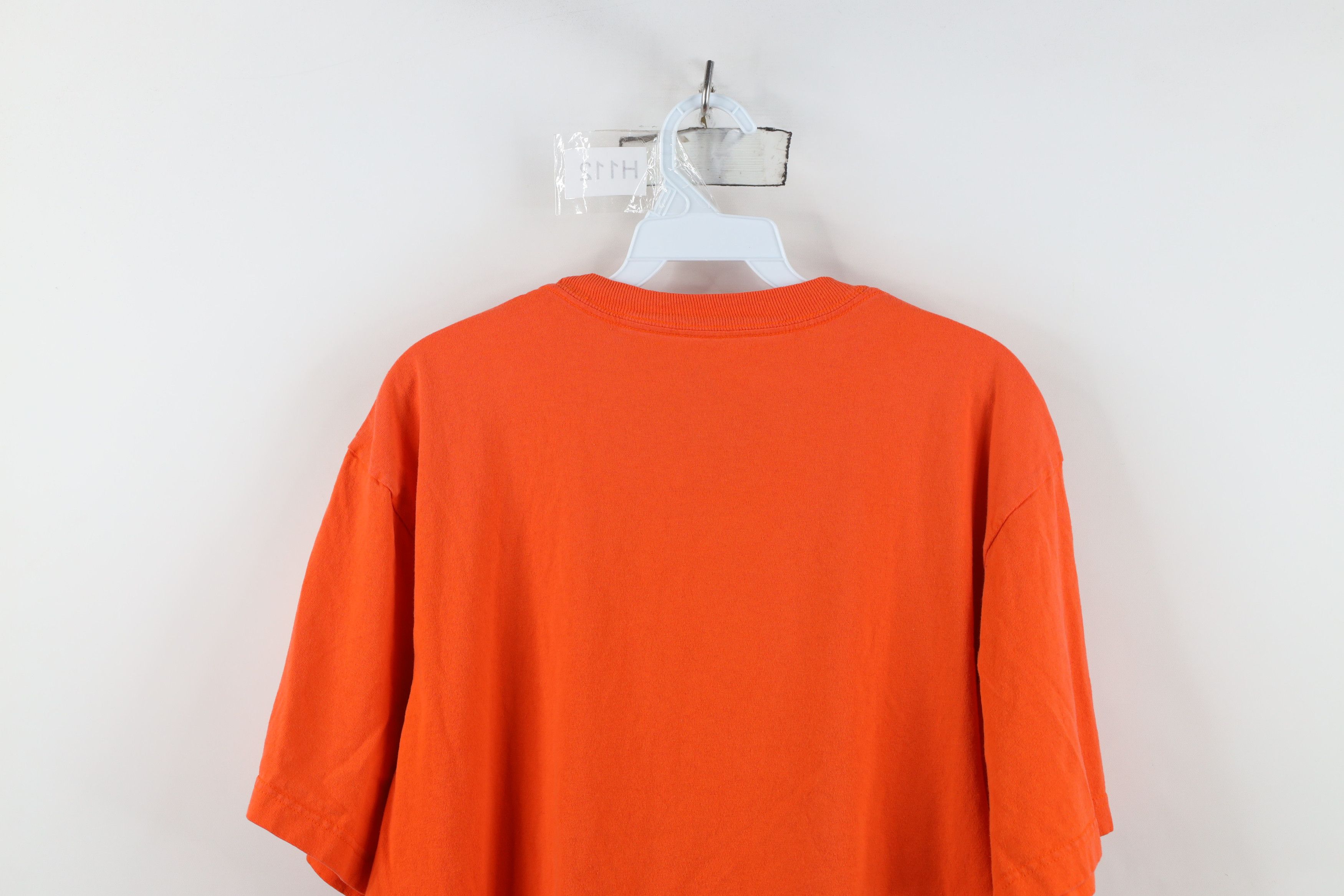 Adidas Vintage Y2K Adidas Spell Out Short Sleeve T-Shirt Orange Size US L / EU 52-54 / 3 - 10 Thumbnail