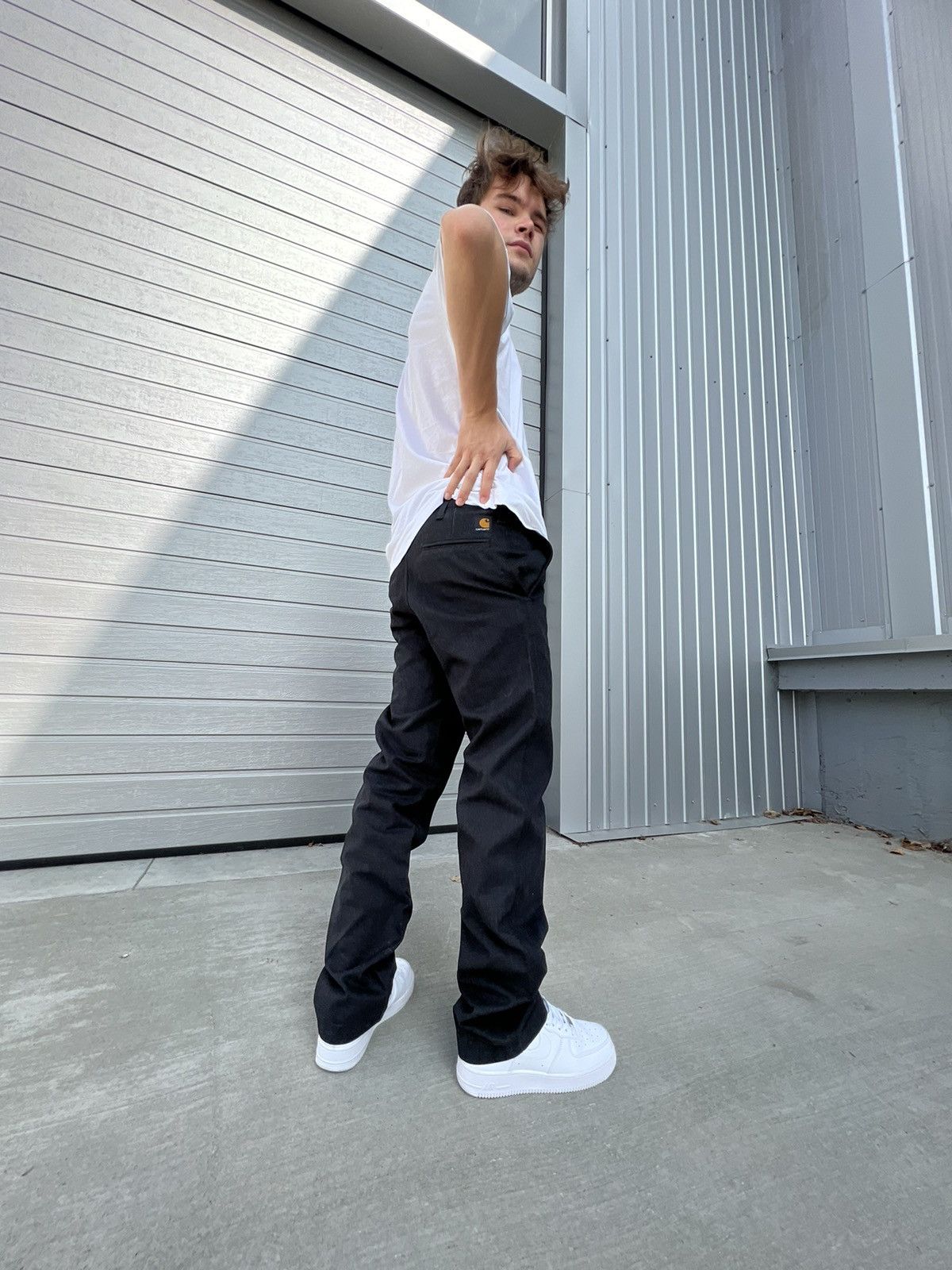 Carhartt × Vintage Vintage Carhartt Pants Plaided Black Size US 28 / EU 44 - 1 Thumbnail