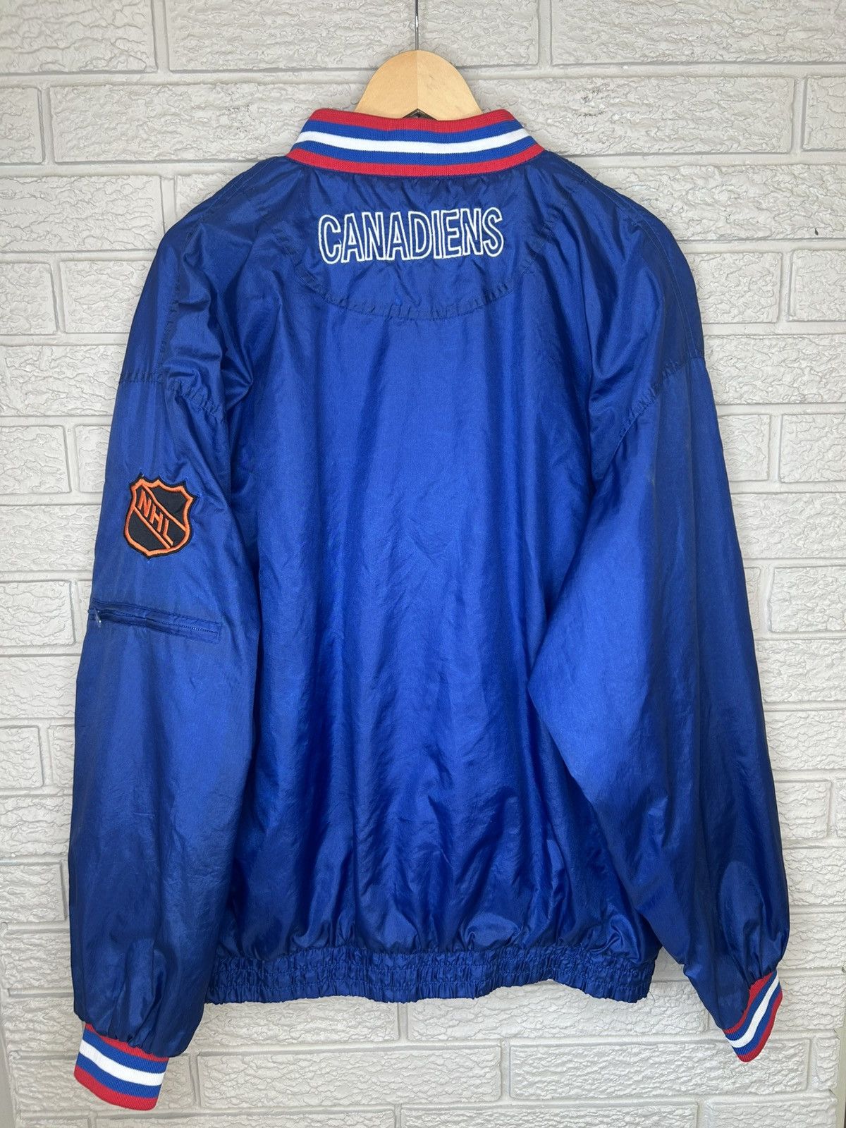 Pro Player Vintage 90s Pro Player Montreal Canadians Nylon Jacket Size US XL / EU 56 / 4 - 8 Thumbnail