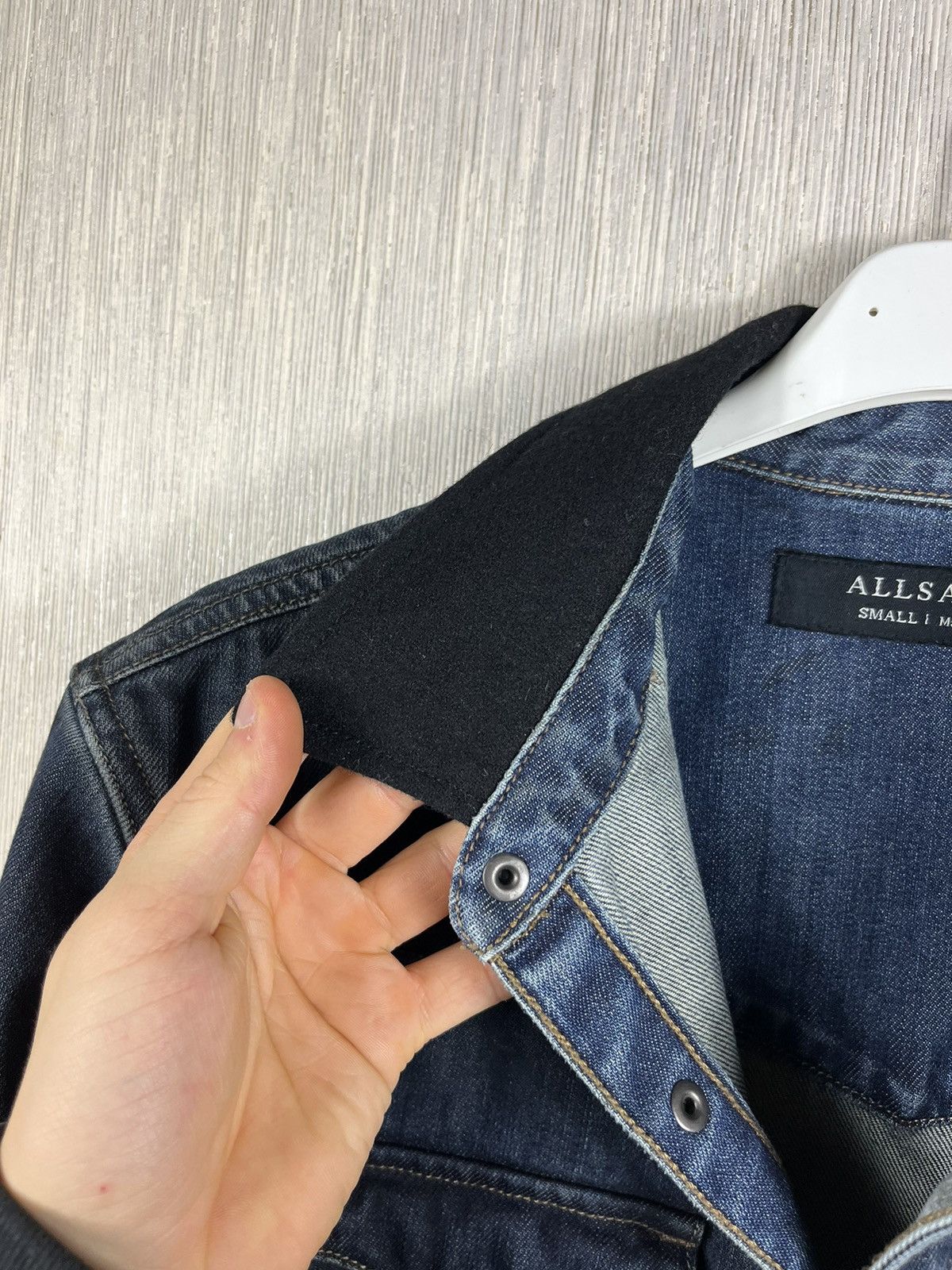 Allsaints Allsaints denim canton ls shirt distressed washed jacket Size US S / EU 44-46 / 1 - 16 Thumbnail