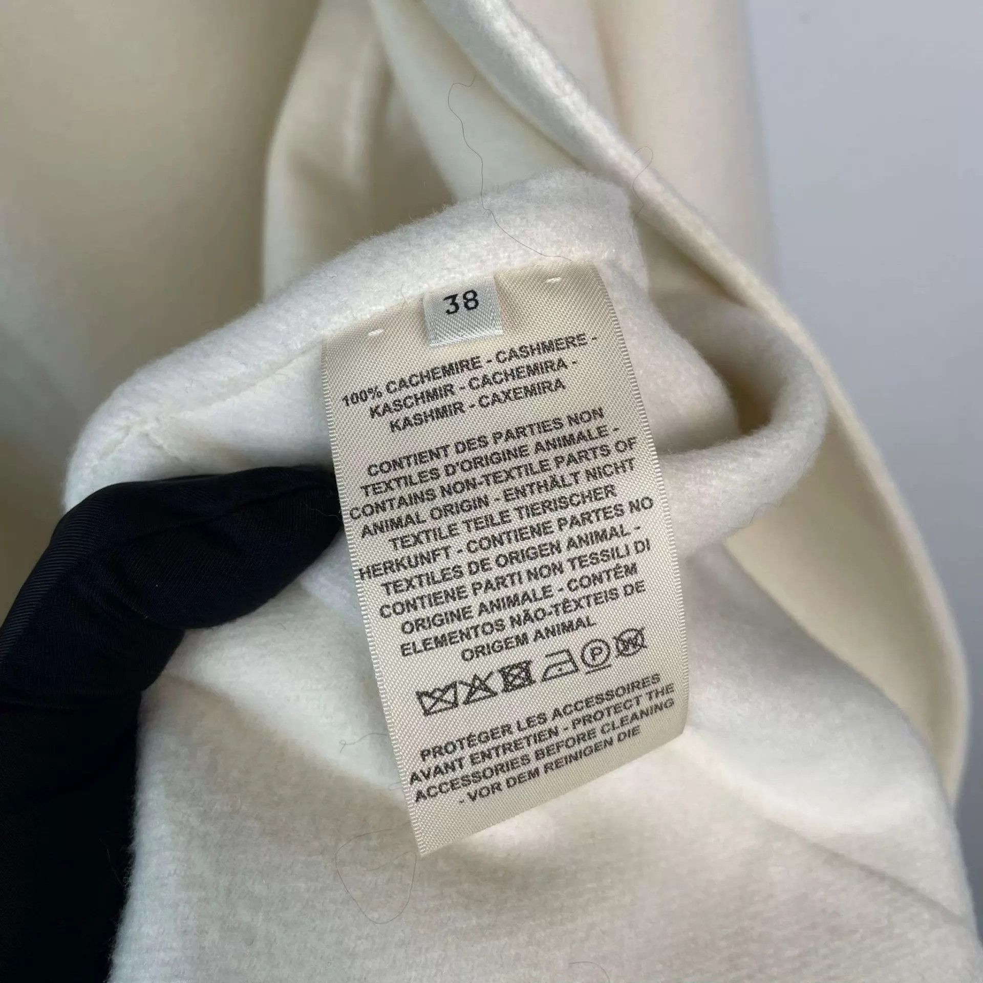Hermes Hermès Wool Overcoat White Belt Size S / US 4 / IT 40 - 6 Thumbnail