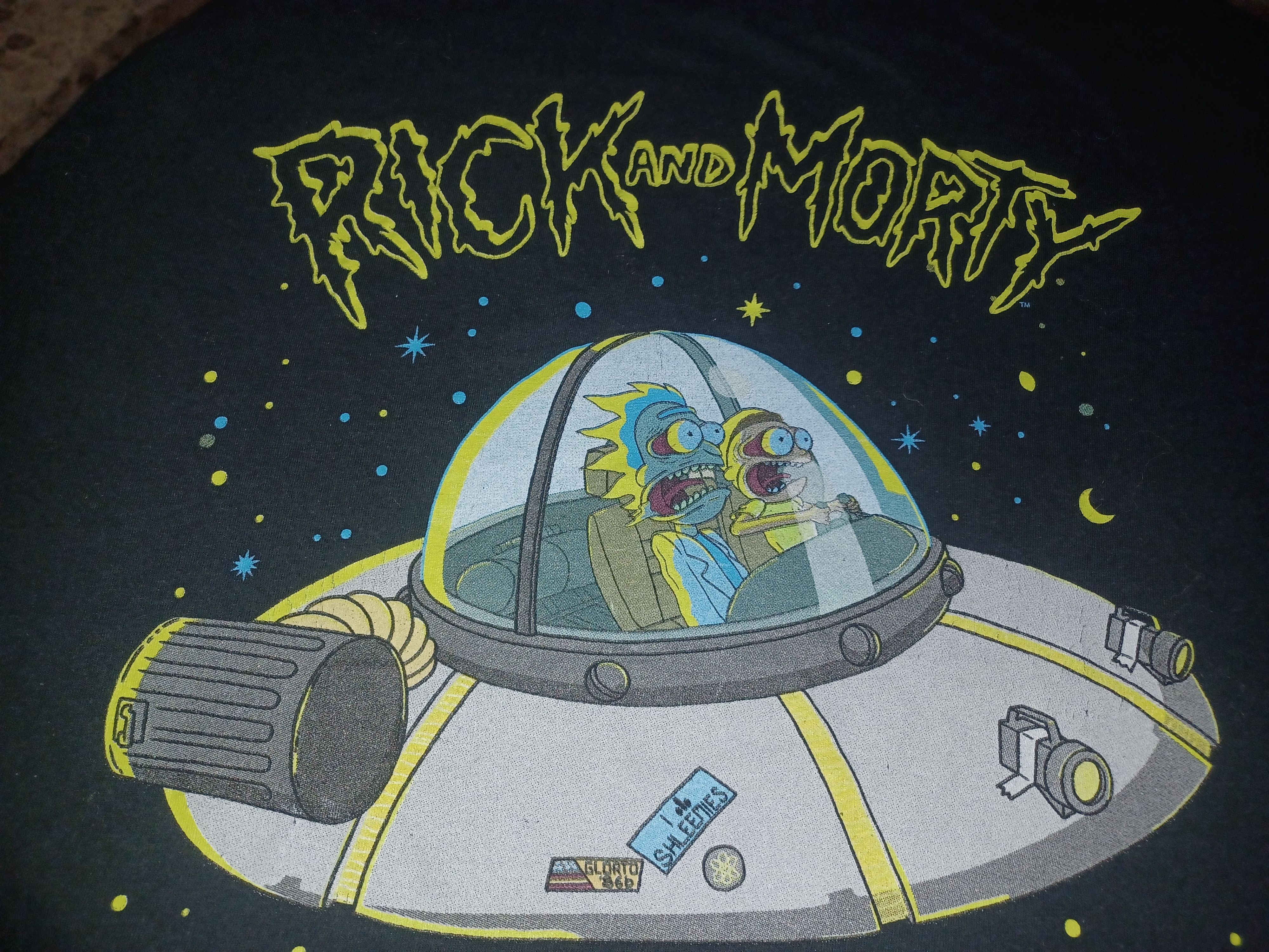 Other Rick and Morty Men's Graphic Tee 2X Black Size US XXL / EU 58 / 5 - 2 Thumbnail