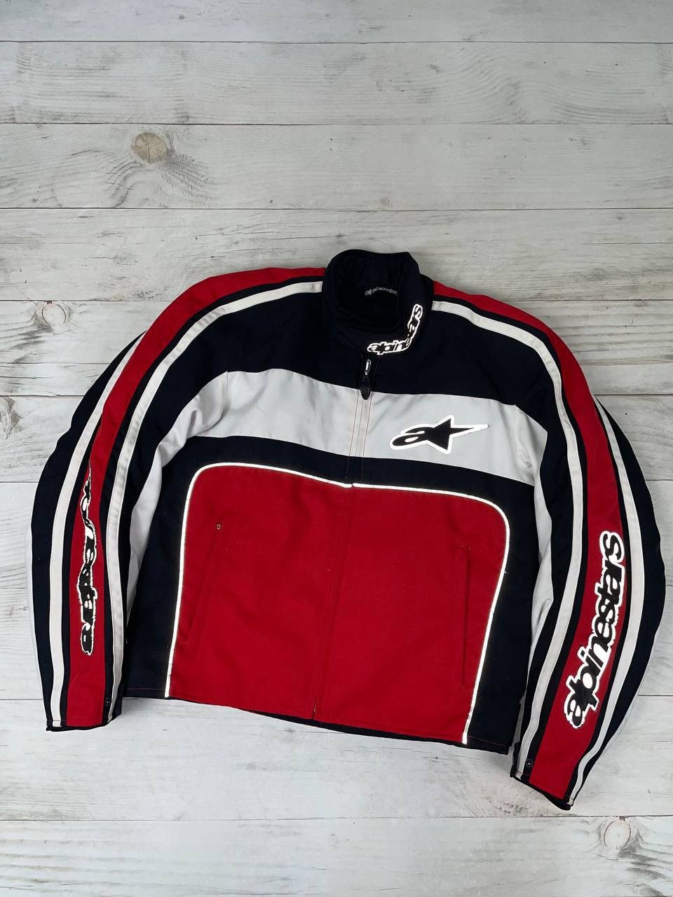 Alpinestars Stella ジャケット Mサイズ 赤黒 Alpinestars Stella ジャケット Mサイズ 赤黒