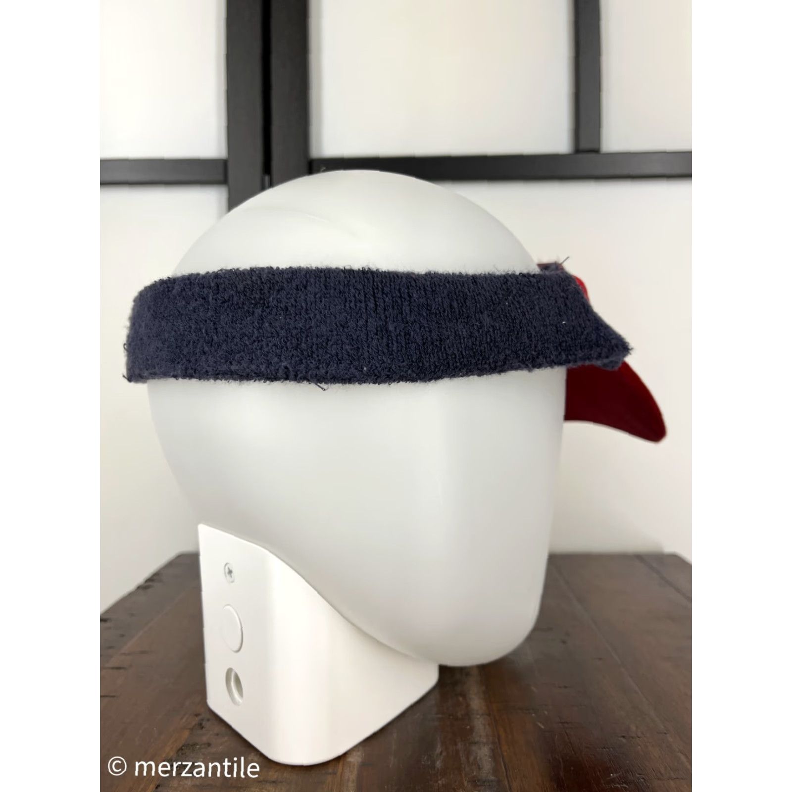 Old Navy Old Navy Visor Hat Adult Large Blue Red NC Skate Terry Headband G Size ONE SIZE - 7 Thumbnail